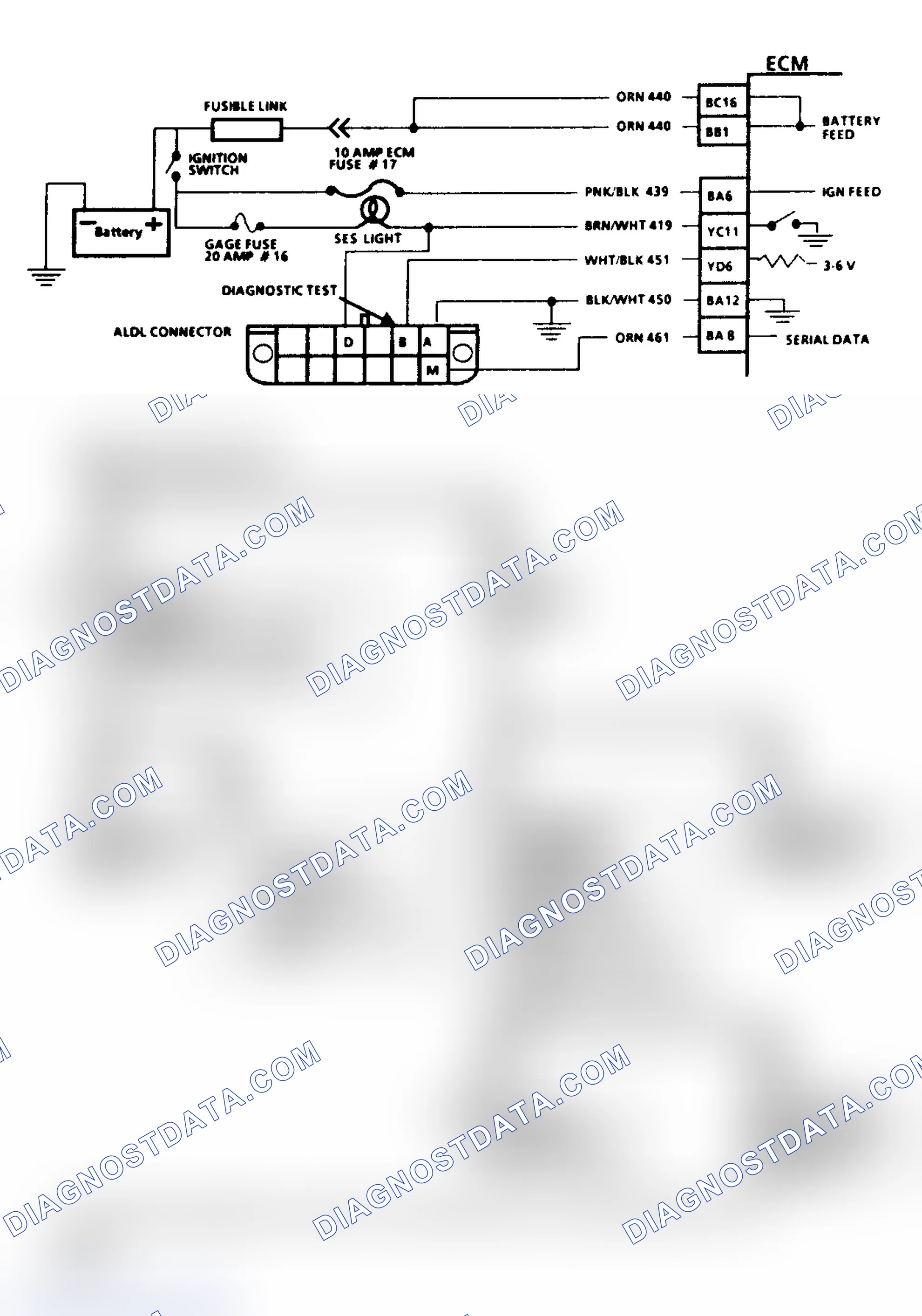 Scheme 514: Chart A1 No "Service Engine Soon" Light