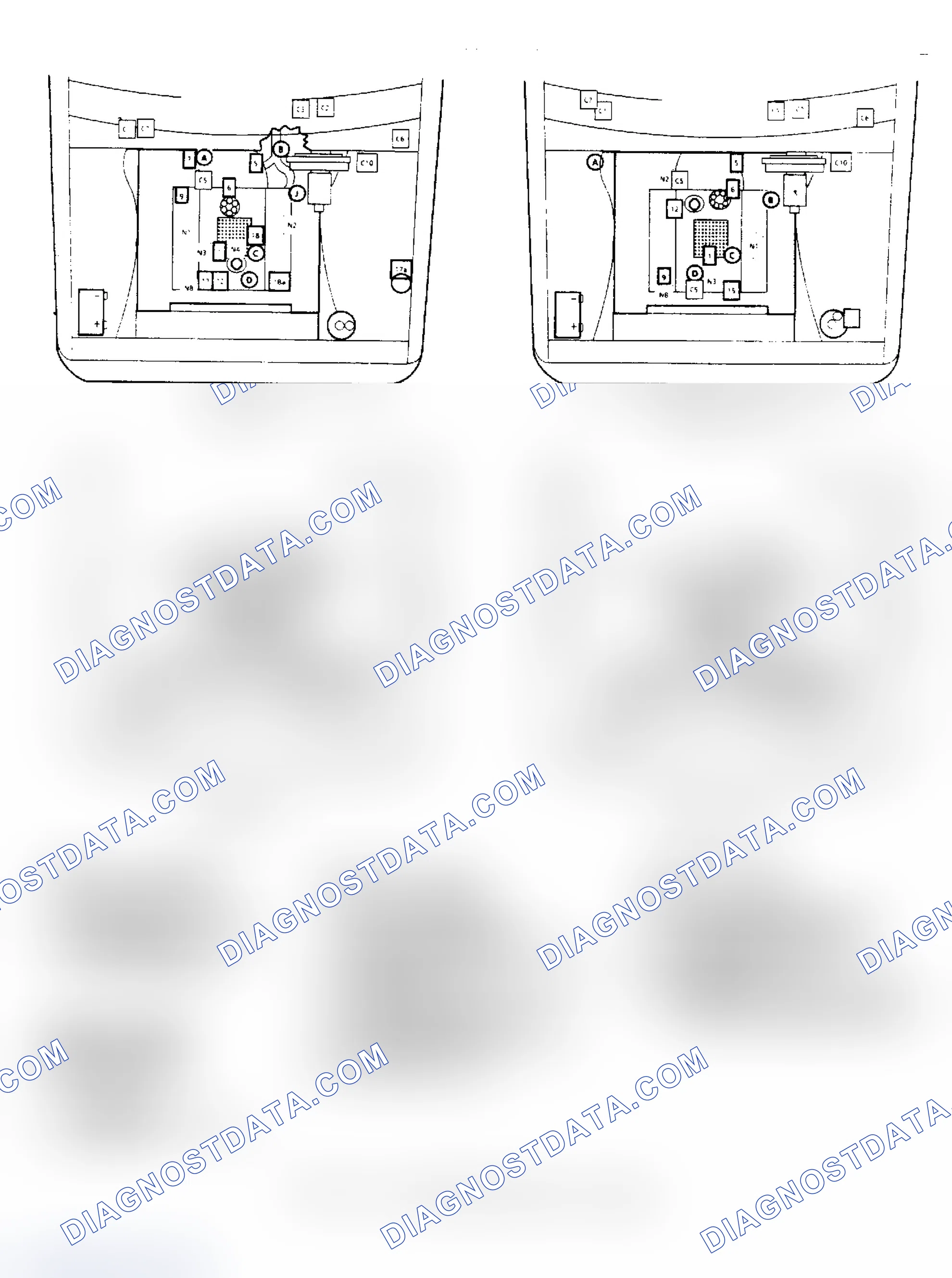 Scheme 2: Component Locations for C/K Series Trucks & "G" Series Vans