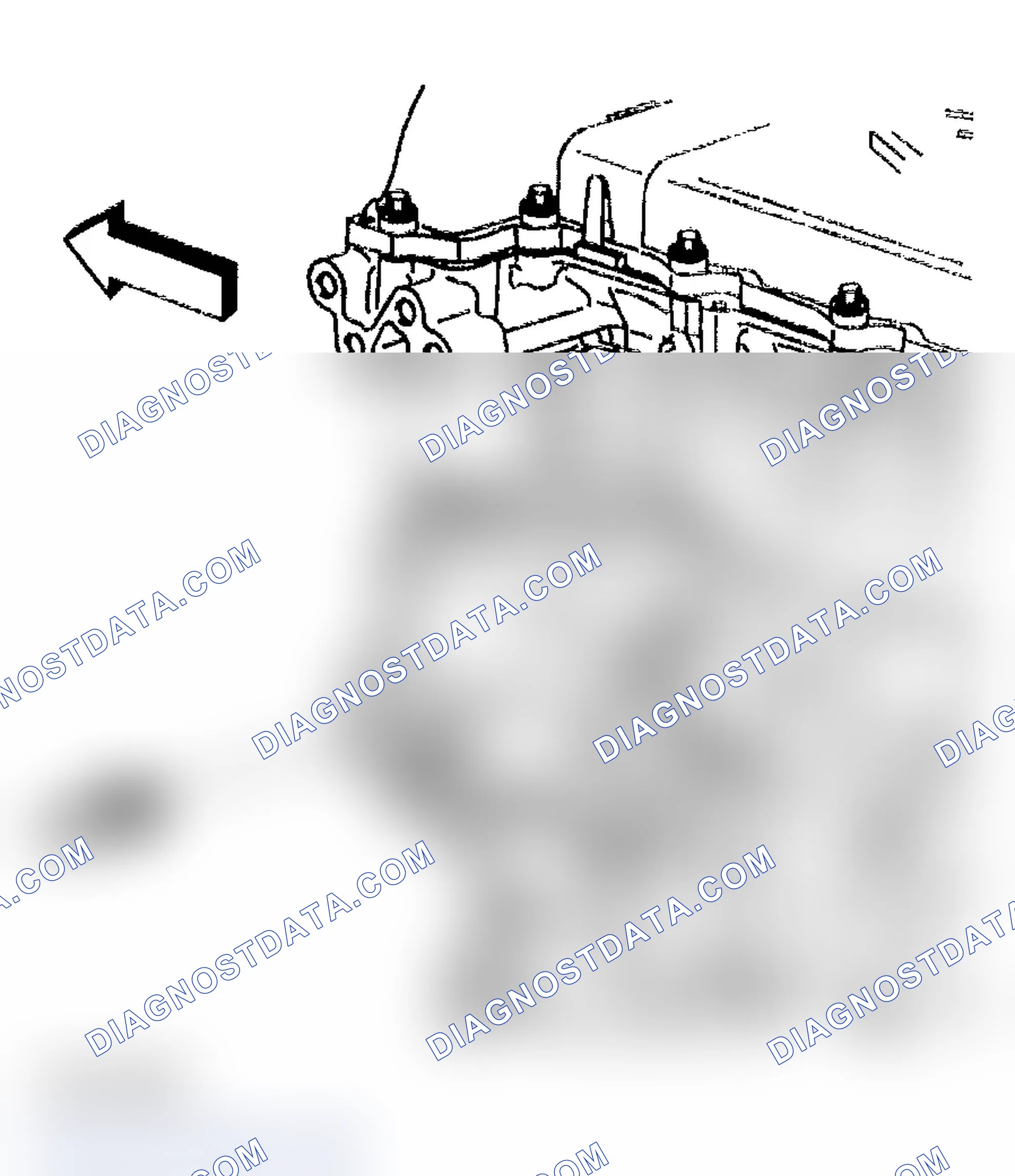 Scheme 1035: Heater Outlet Hose Fitting Removal