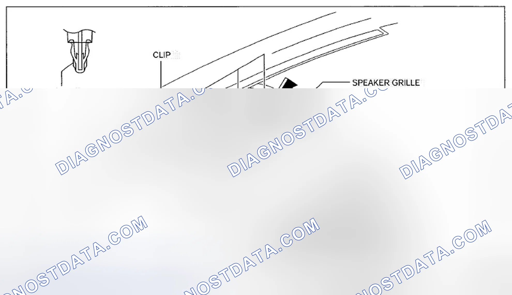 Scheme 44: SPEAKER GRILLE REMOVAL/INSTALLATION