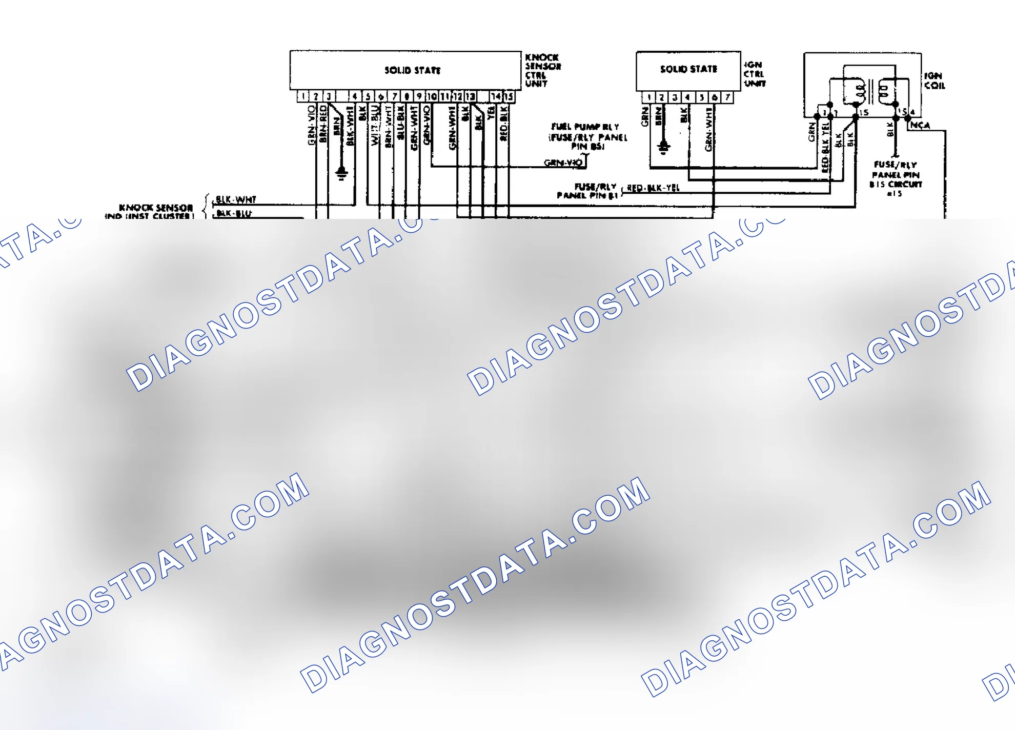 Scheme 10: CIS-E Wiring Diagram (4000S & 4000S Quattro - 4 & 5-Cylinder)