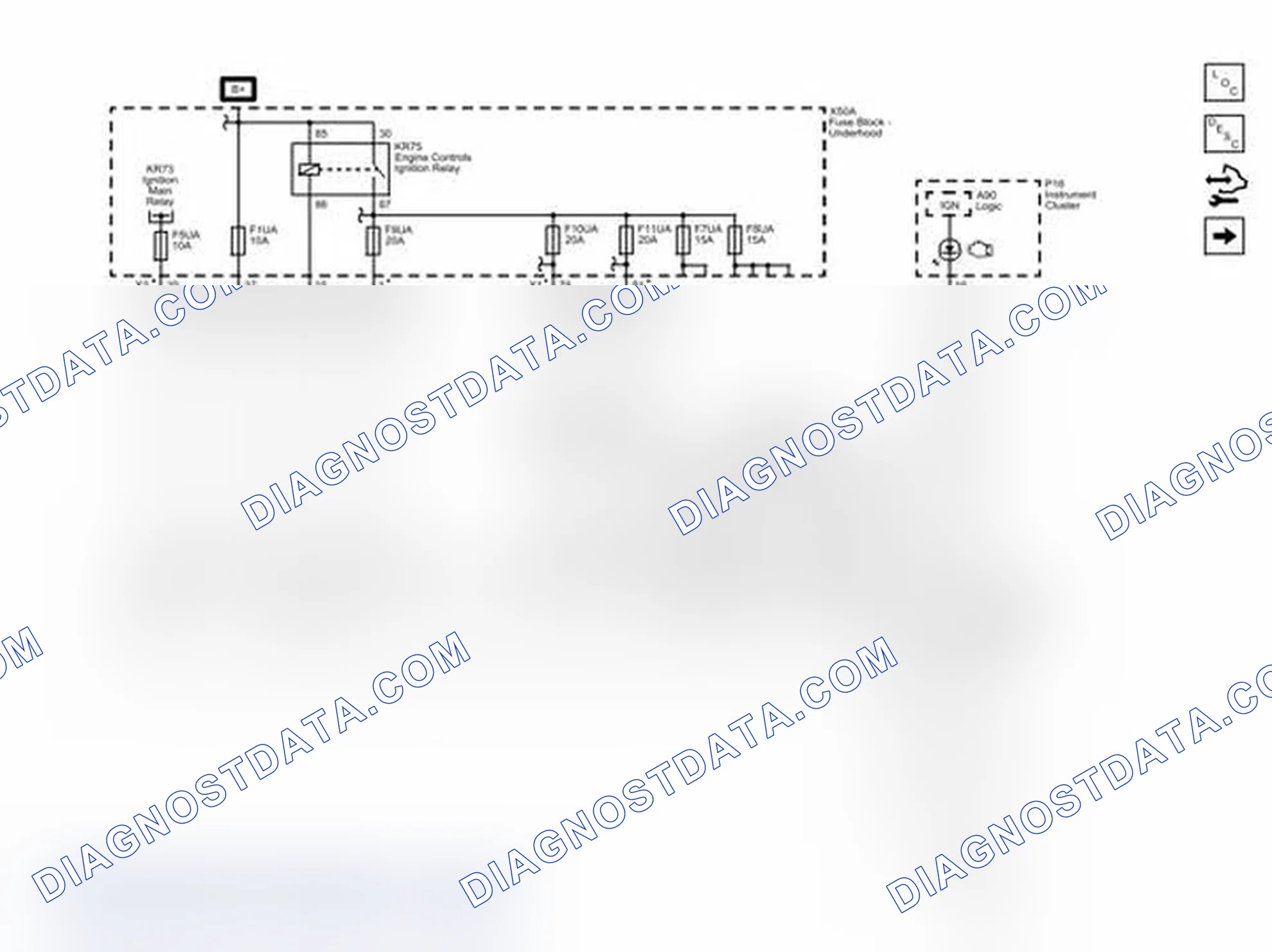 Scheme 45: Module Power, Ground, Serial Data, and MIL