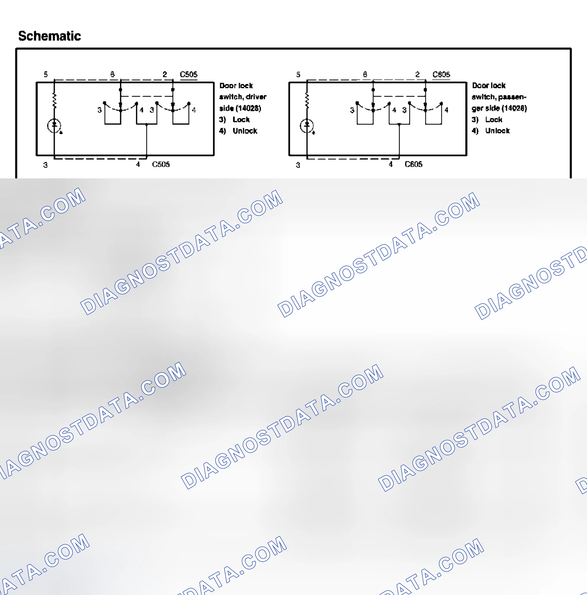 Scheme 26: Door lock switch, driver side (14028), Door lock switch, passenger side (14028) - Expedition