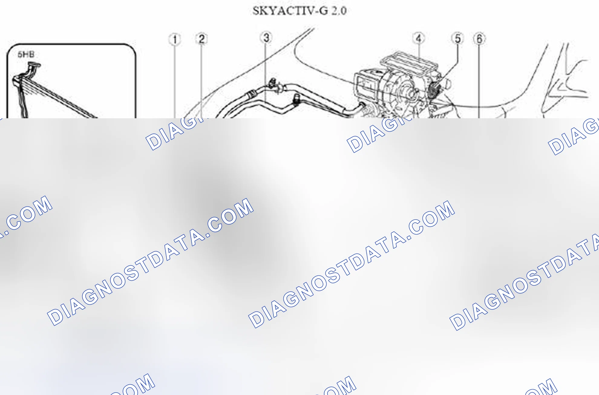 Scheme 64: Identifying HVAC Basic System Components Location - SKYACTIV-G 2.0