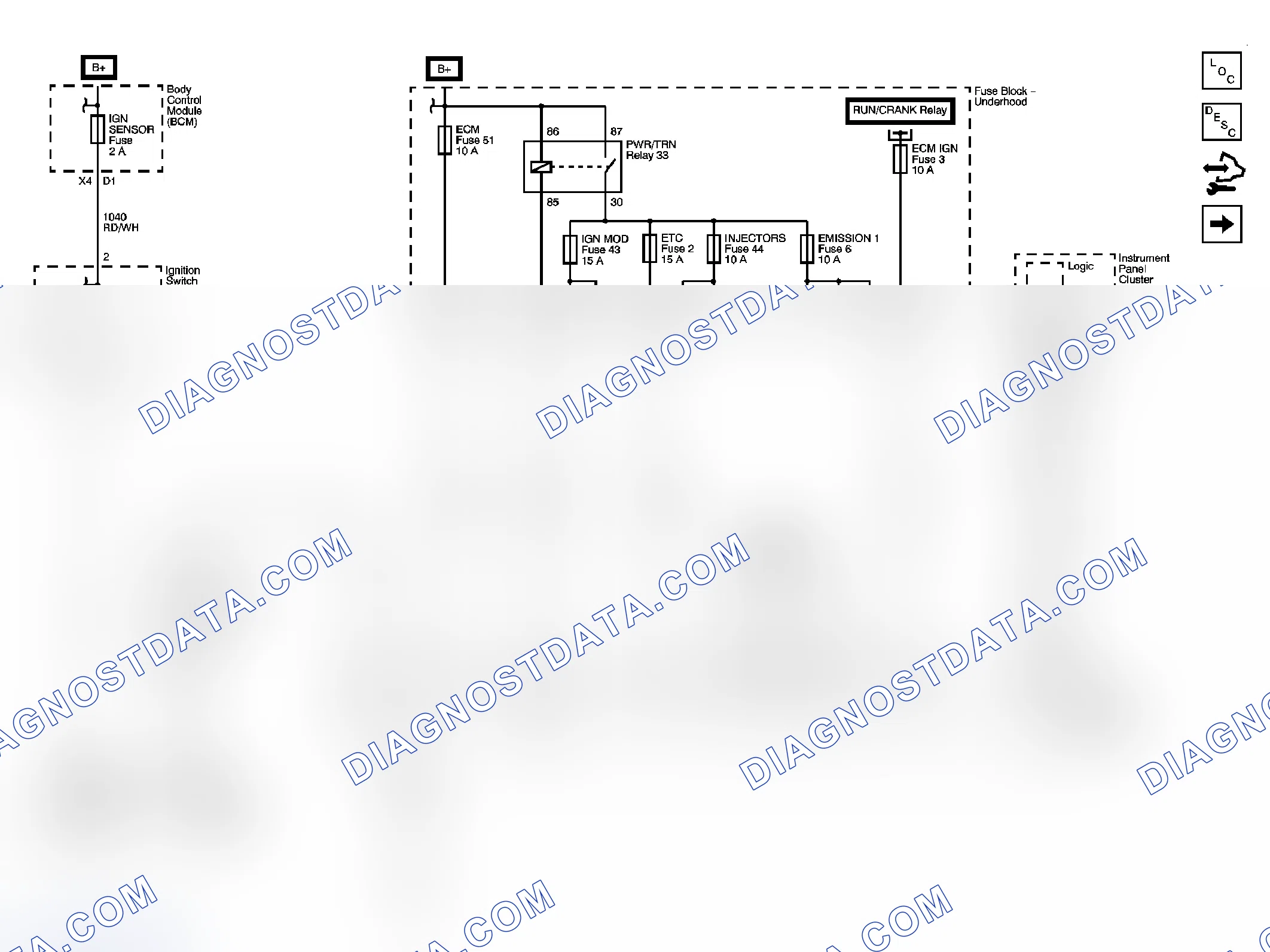 Scheme 75: Engine Controls Schematics