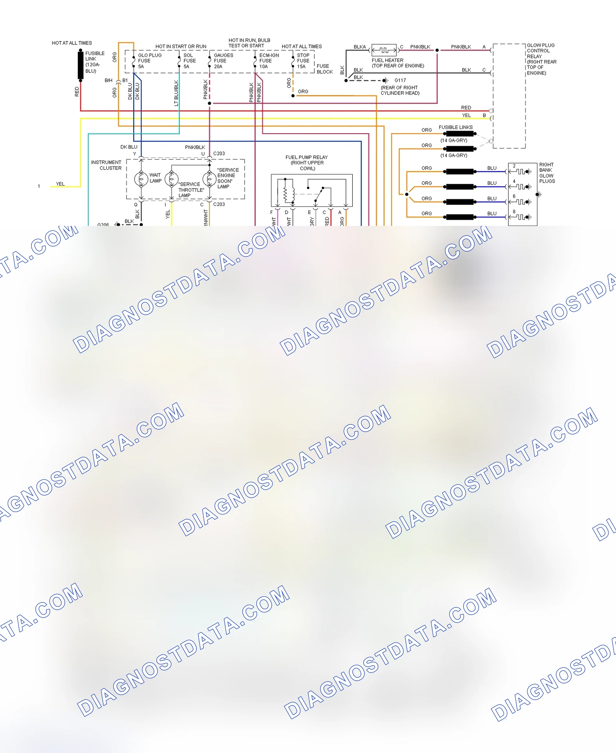 Scheme 267: Wiring Diagram (Blazer, Pickup, Sierra, Suburban & Yukon - With 4L60-E - 2 Of 2)
