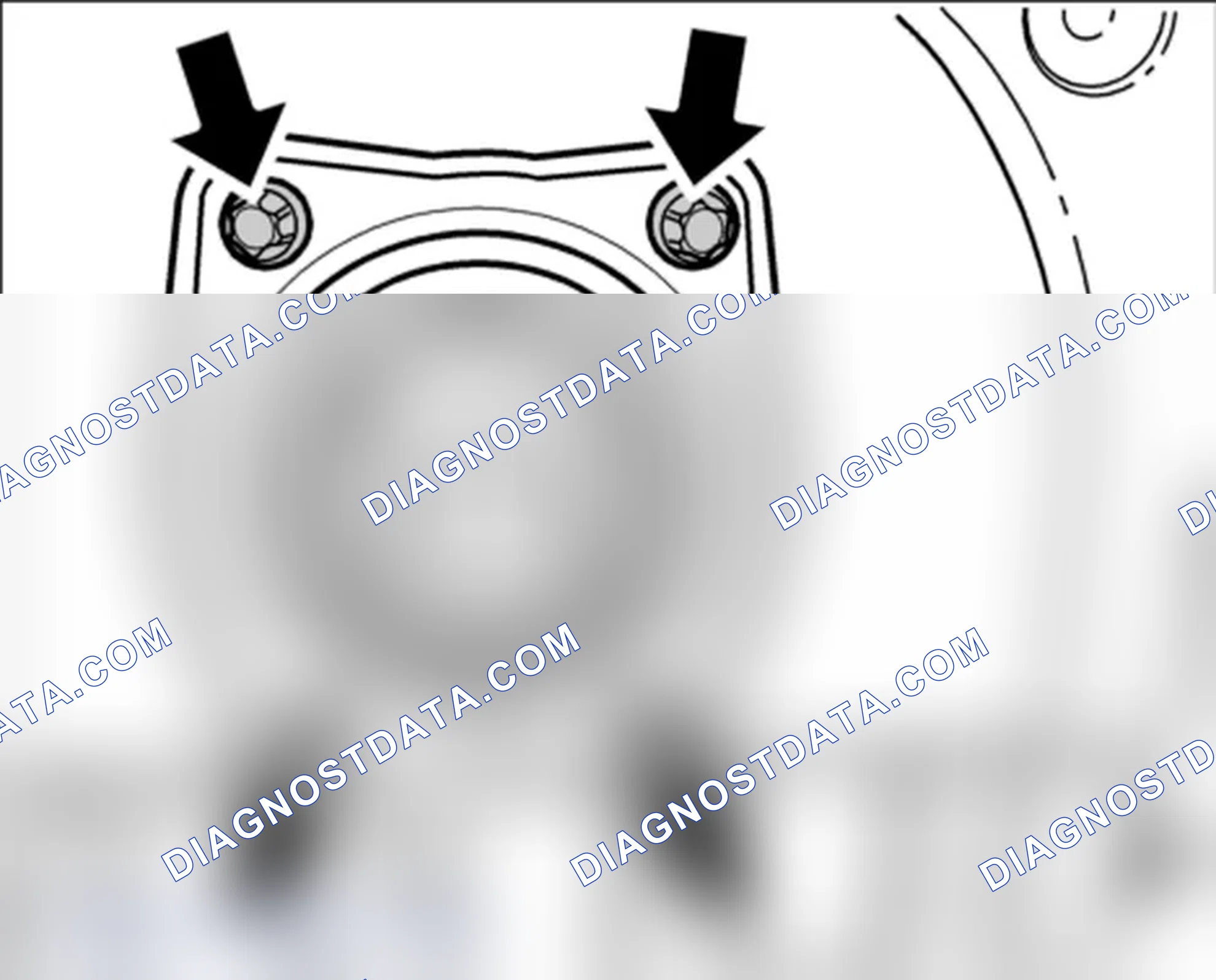 Scheme 361: Removing sealing ring for crankshaft pulley