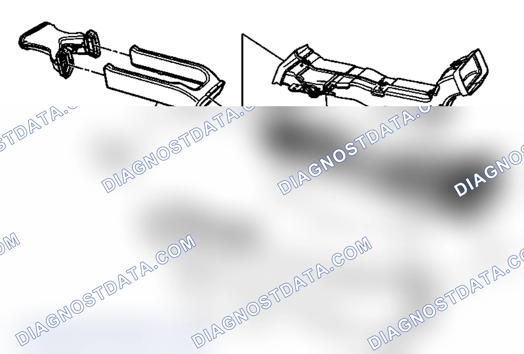 Scheme 27: Front Floor Console Rear Air Duct Replacement (Front)
