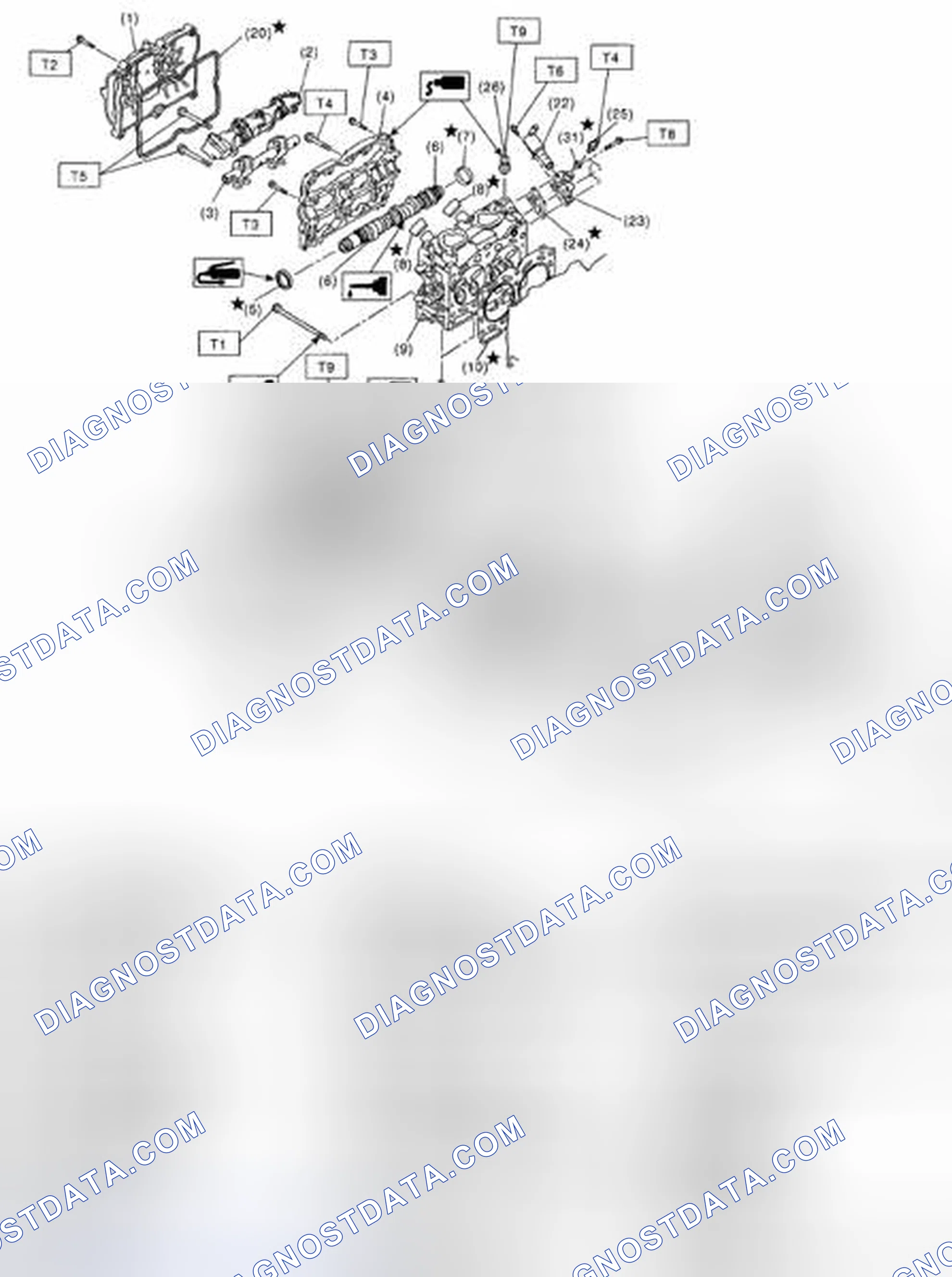 Scheme 42: Exploded View Of Cylinder Head And Camshaft With Torque Specifications