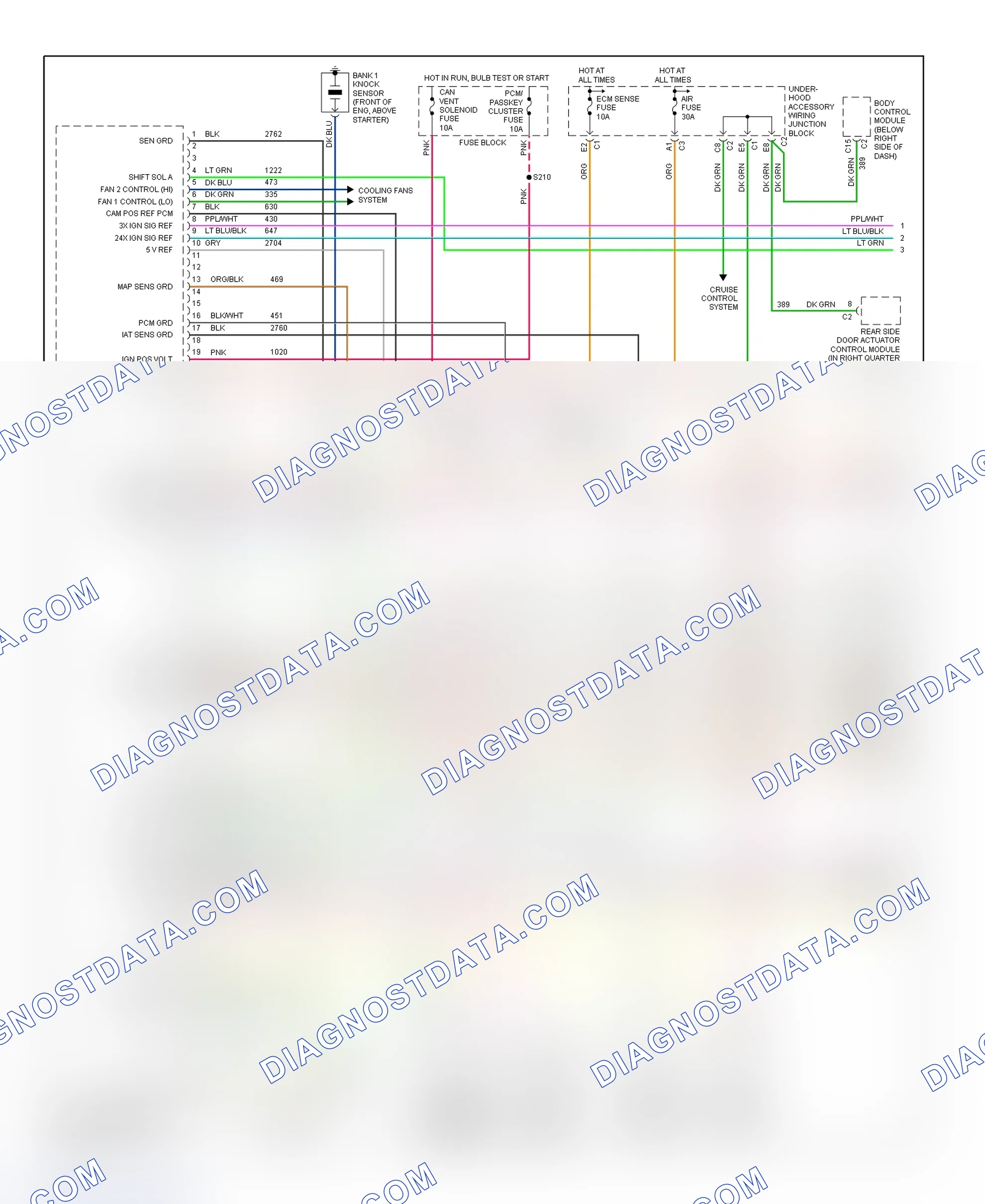 Scheme 137: PCM Wiring Diagram (Montana, Silhouette & Venture - 3.4L - 1 Of 4)