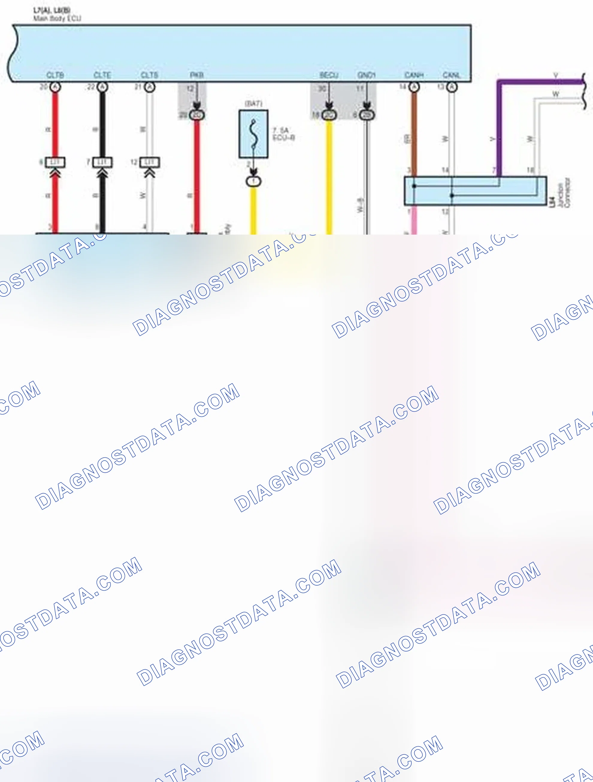 Scheme 330: Headlight System Wiring Diagram (6 Of 7)