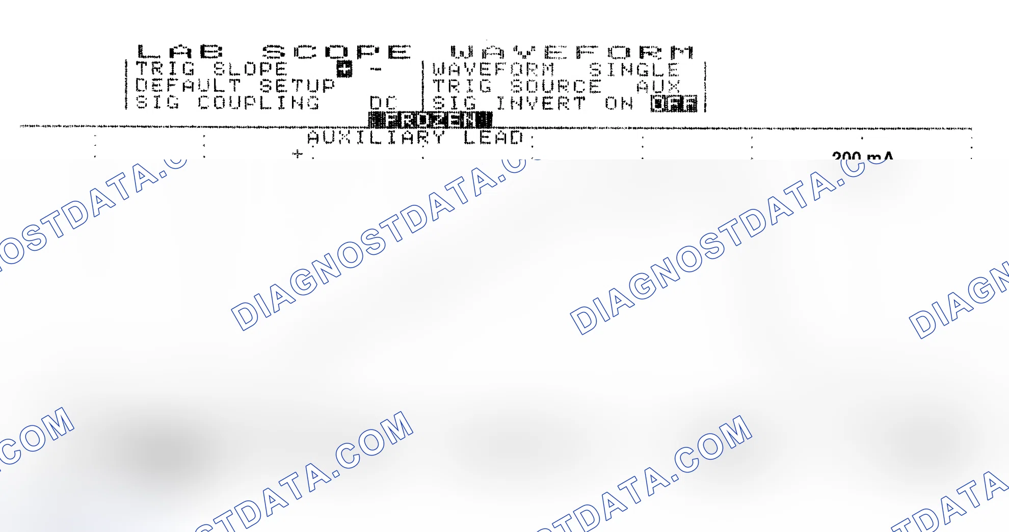Scheme 13: Single Injector w/Normal Current Flow - Current Pattern