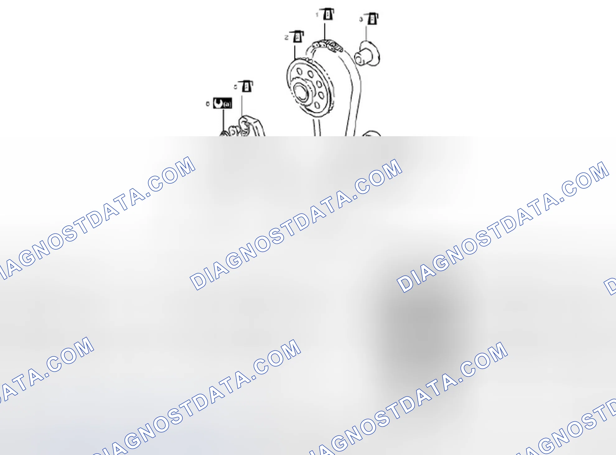 Scheme 145: 1st Timing Chain and Chain Tensioner Components