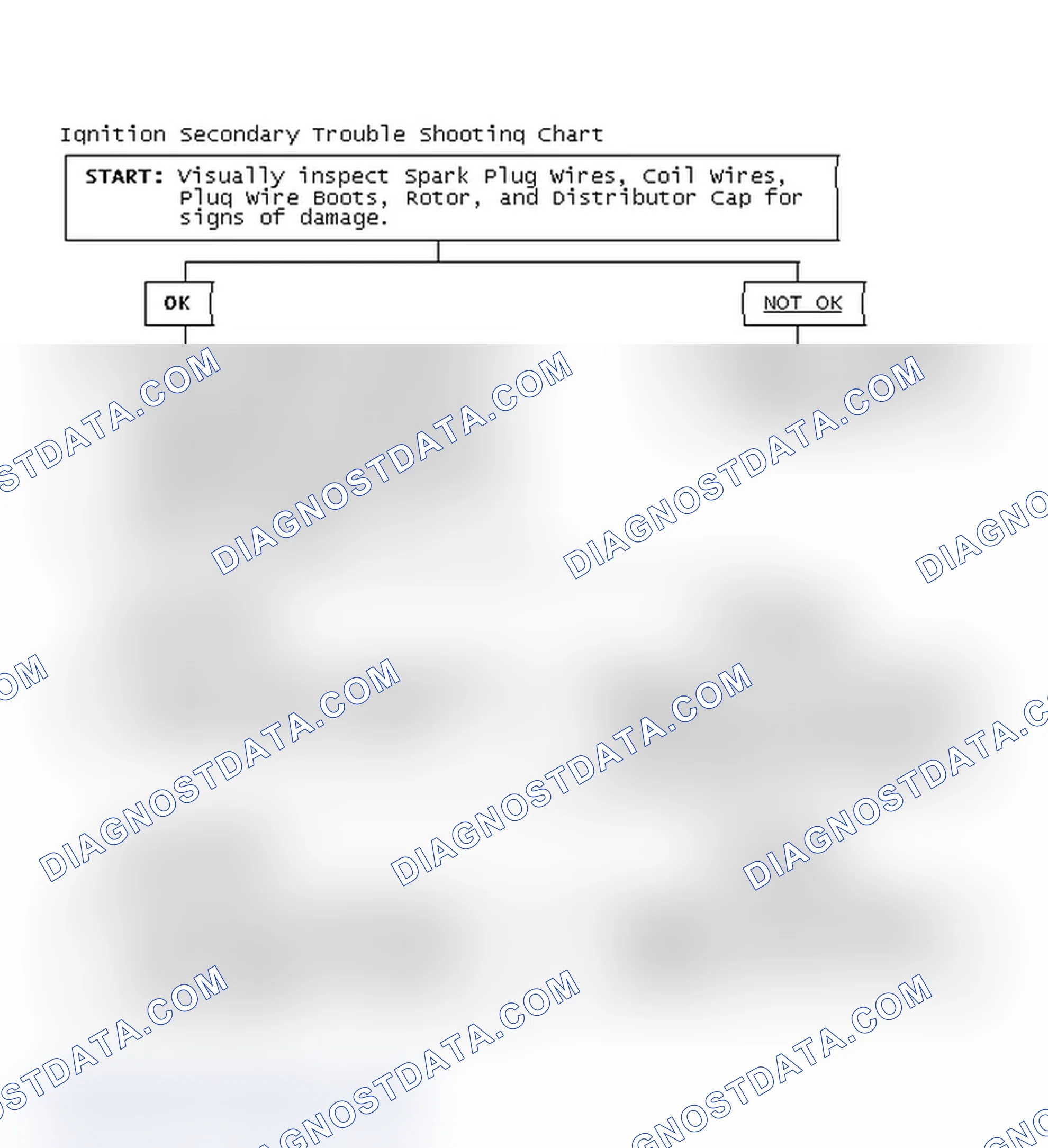 Scheme 1: Ignition Secondary Trouble Shooting Chart