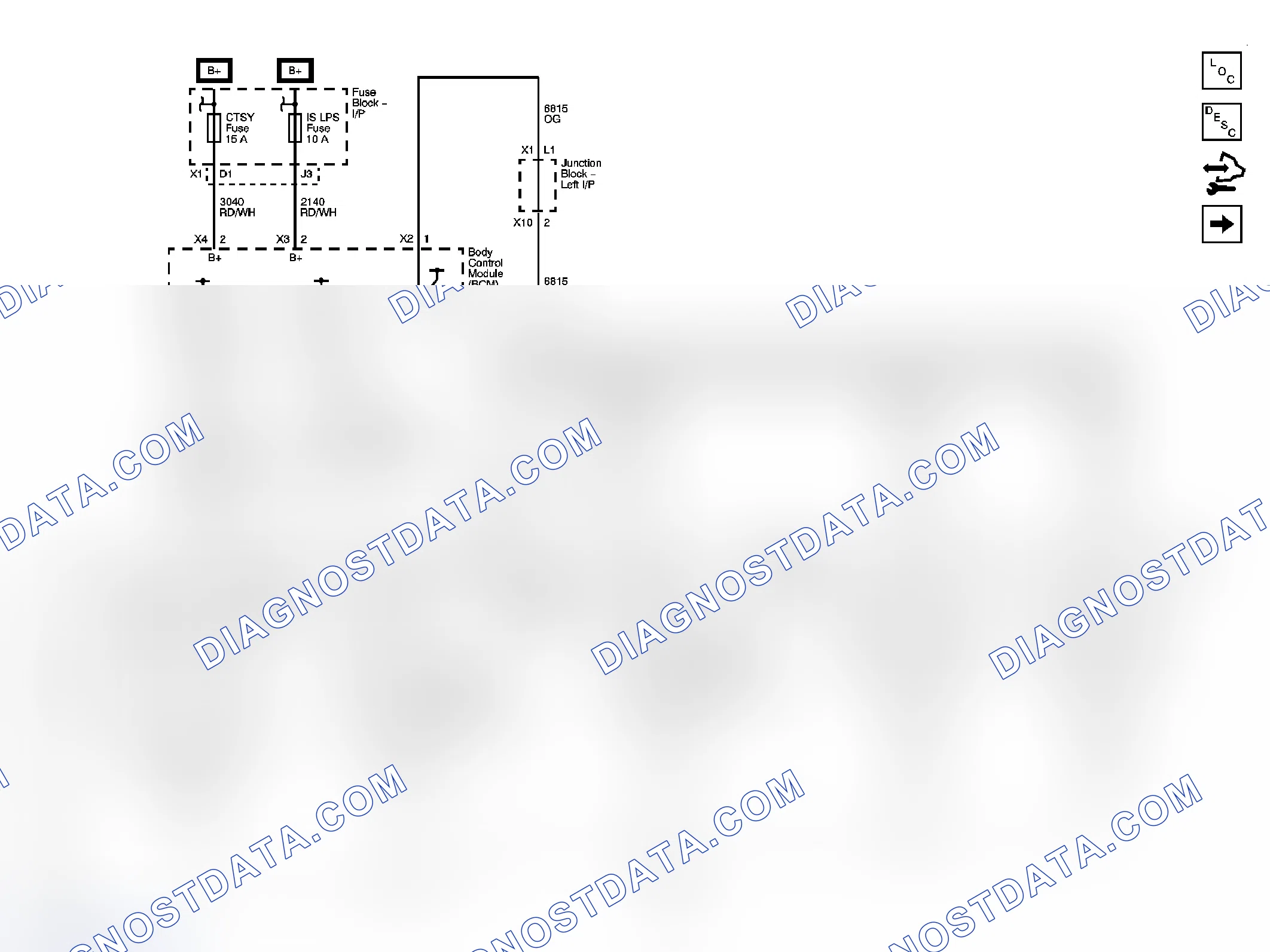 Scheme 19: Interior Lights Schematics