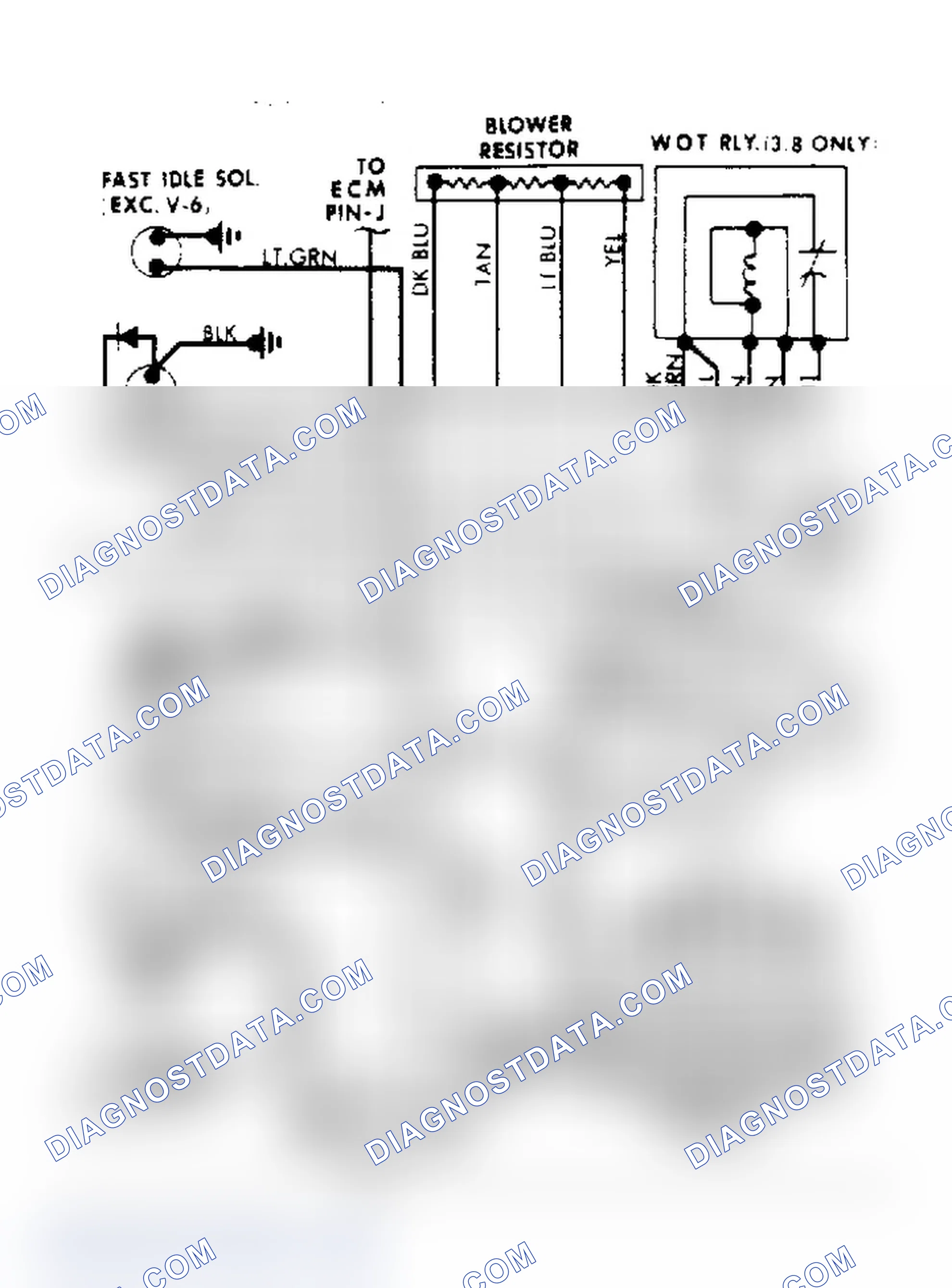 Scheme 18: Caprice, Impala & Parisienne (Gasoline) A/C Wiring Diagram