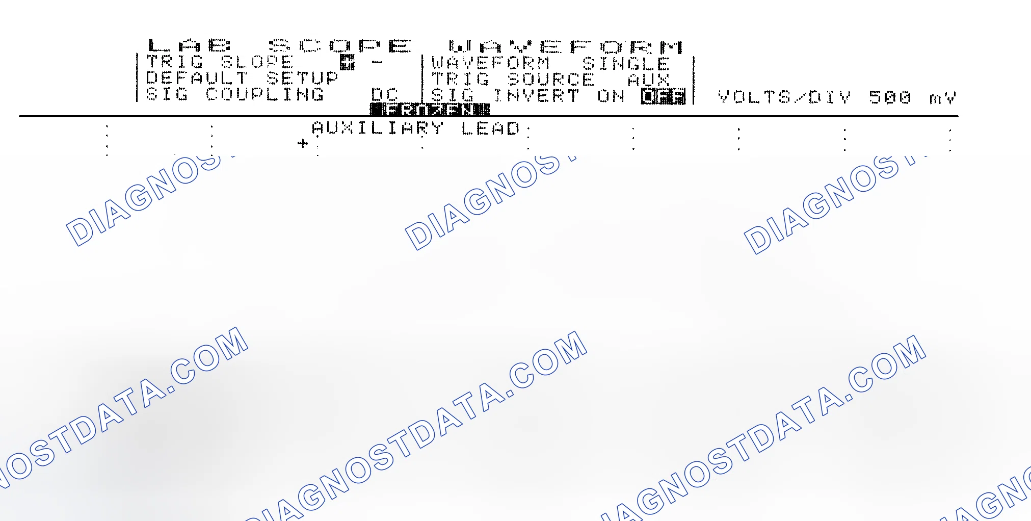 Scheme 14: Single Injector w/Excessive Current Flow - Current Pattern