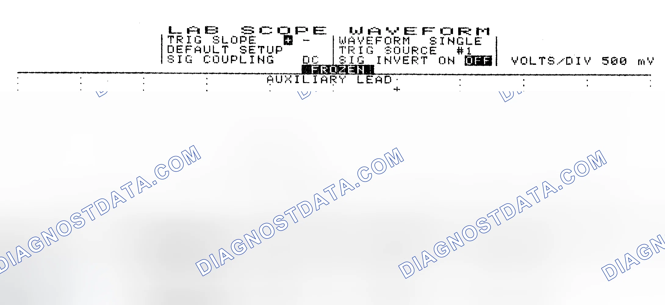 Scheme 10: Single Injector w/Excessive Current Flow - Current Pattern