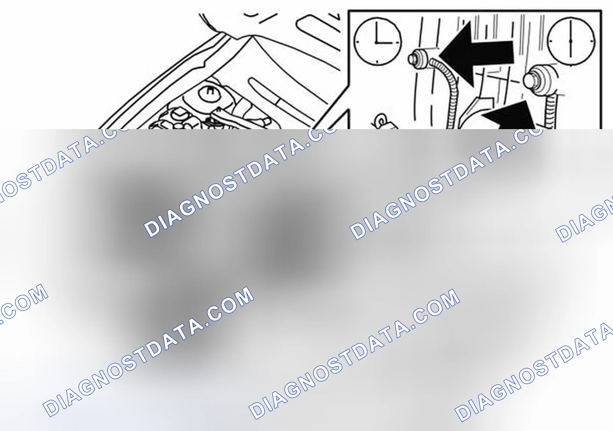 Scheme 543: Installing knock sensors (KS)