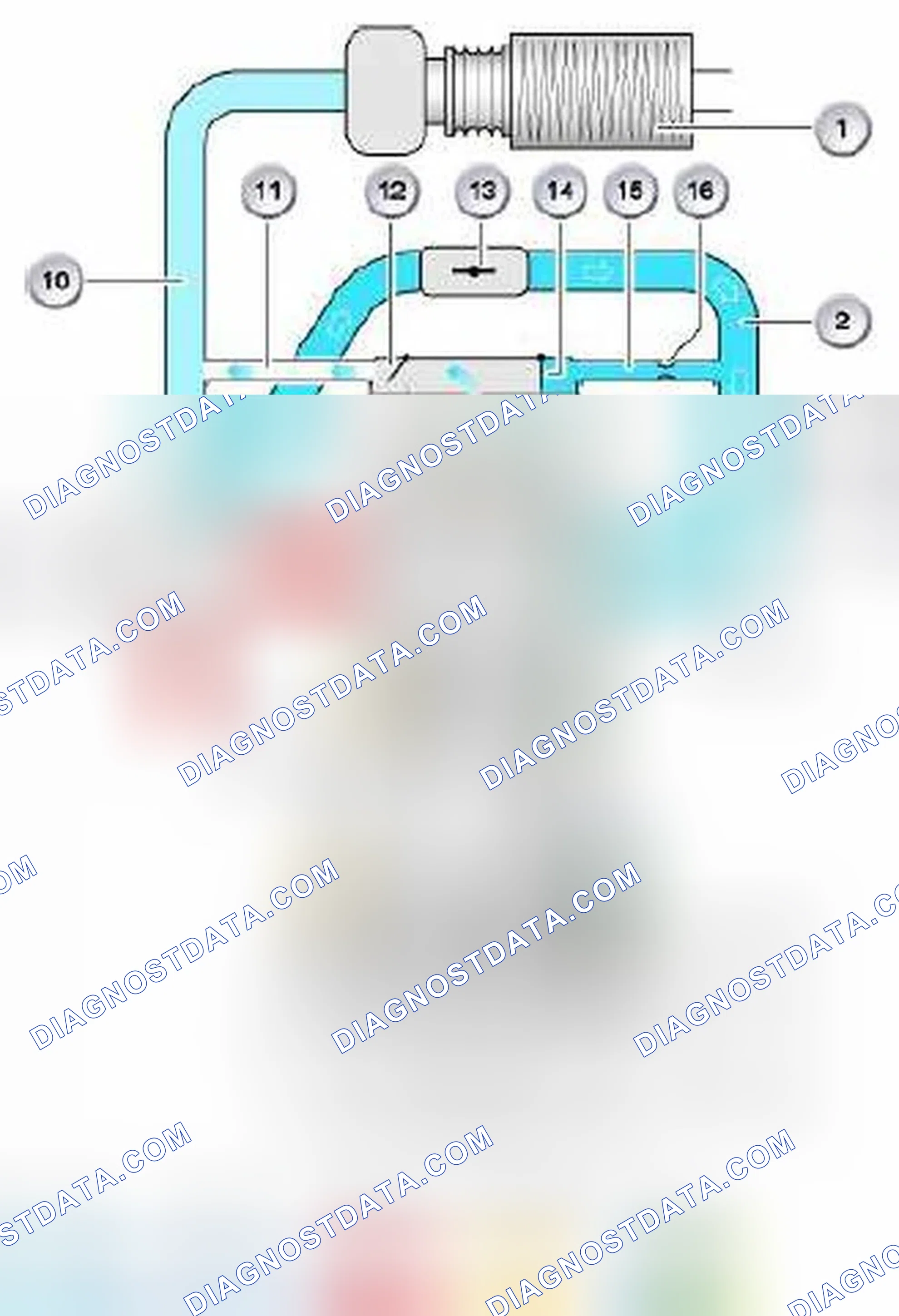 Scheme 844: Crankcase breather, naturally-aspirated engine operation