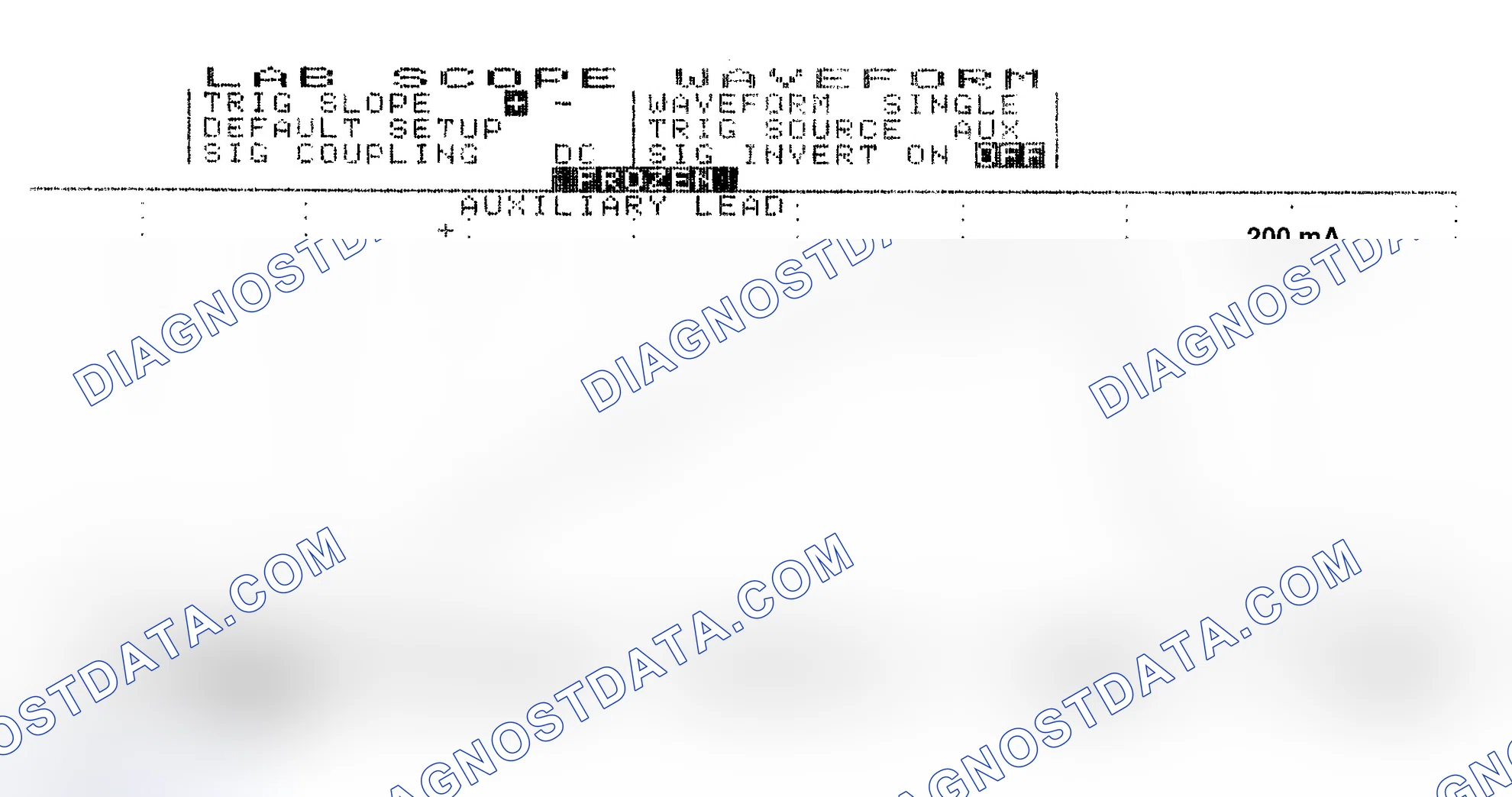 Scheme 13: Single Injector w/Normal Current Flow - Current Pattern