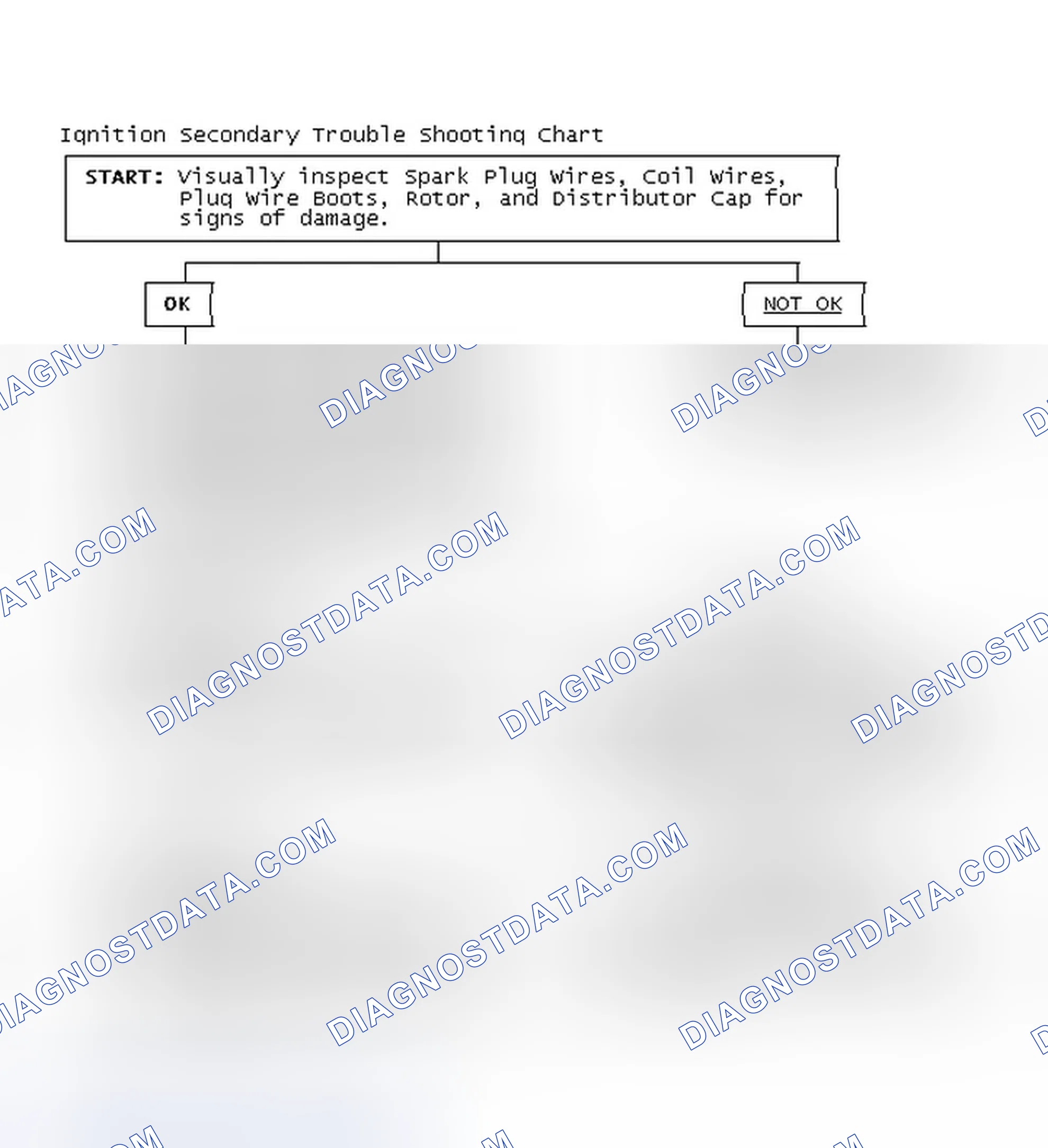 Scheme 1: Ignition Secondary Trouble Shooting Chart