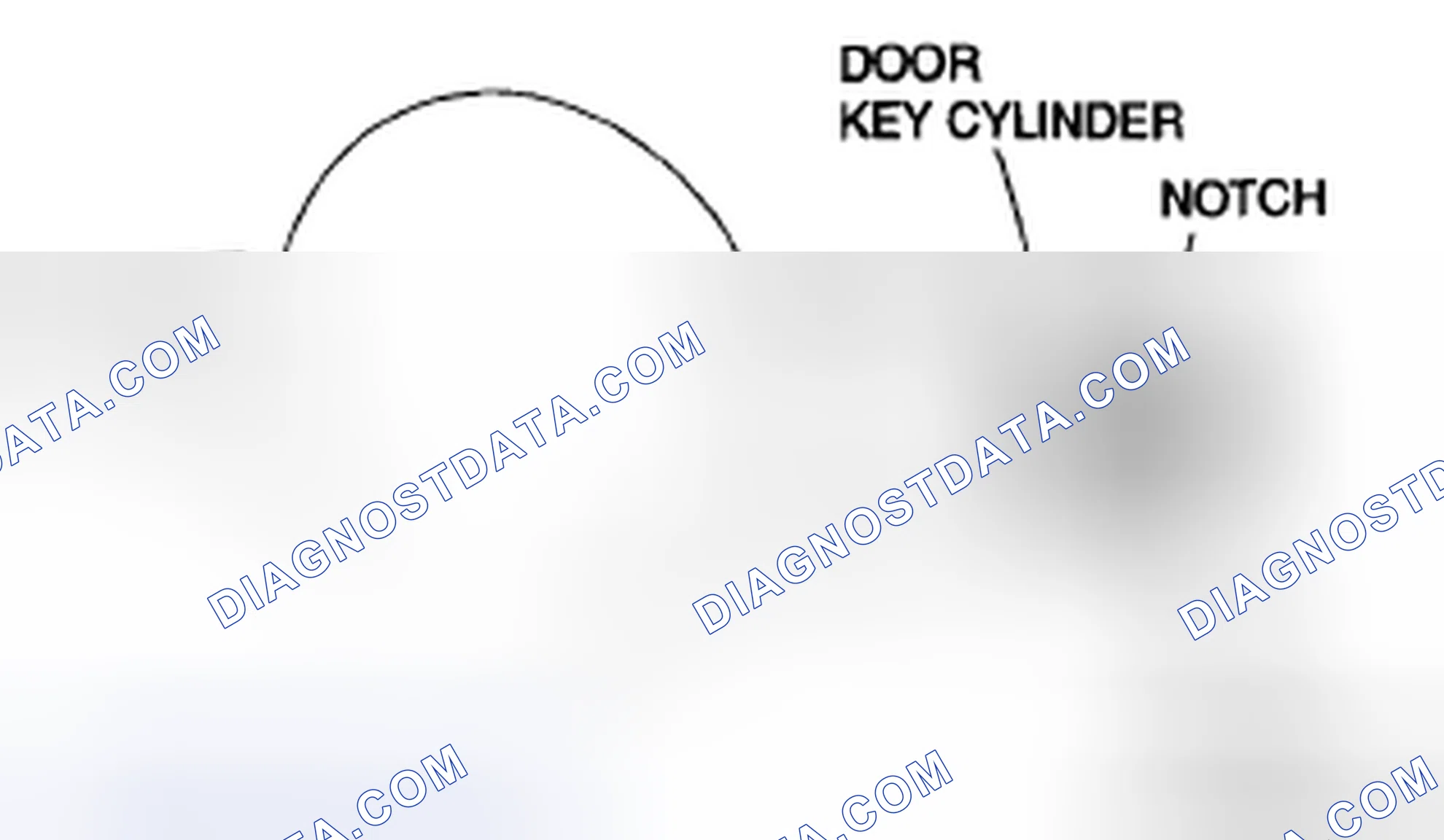 Scheme 26: FRONT DOOR KEY CYLINDER REMOVAL/INSTALLATION