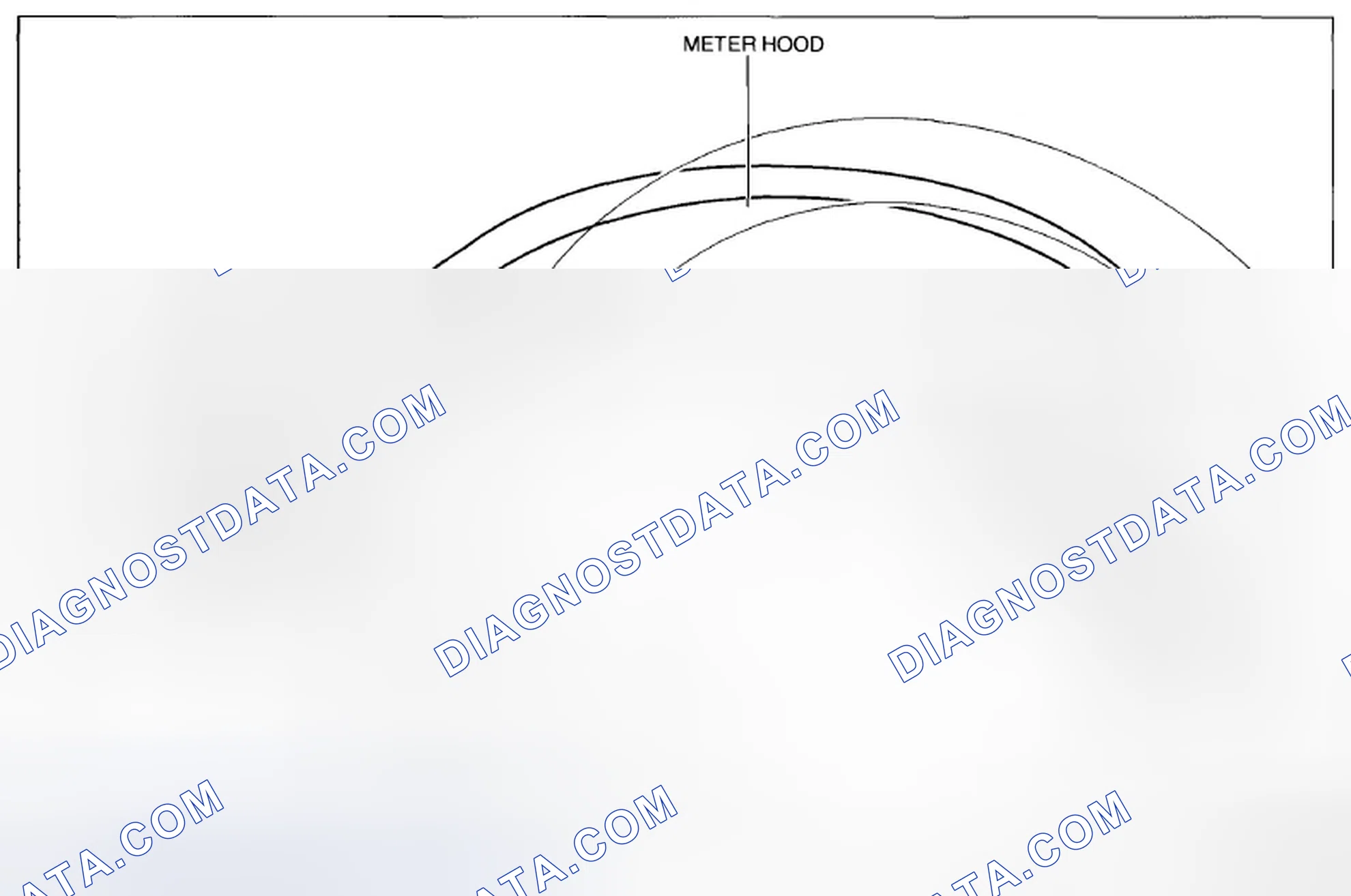 Scheme 93: METER HOOD REMOVAL/INSTALLATION