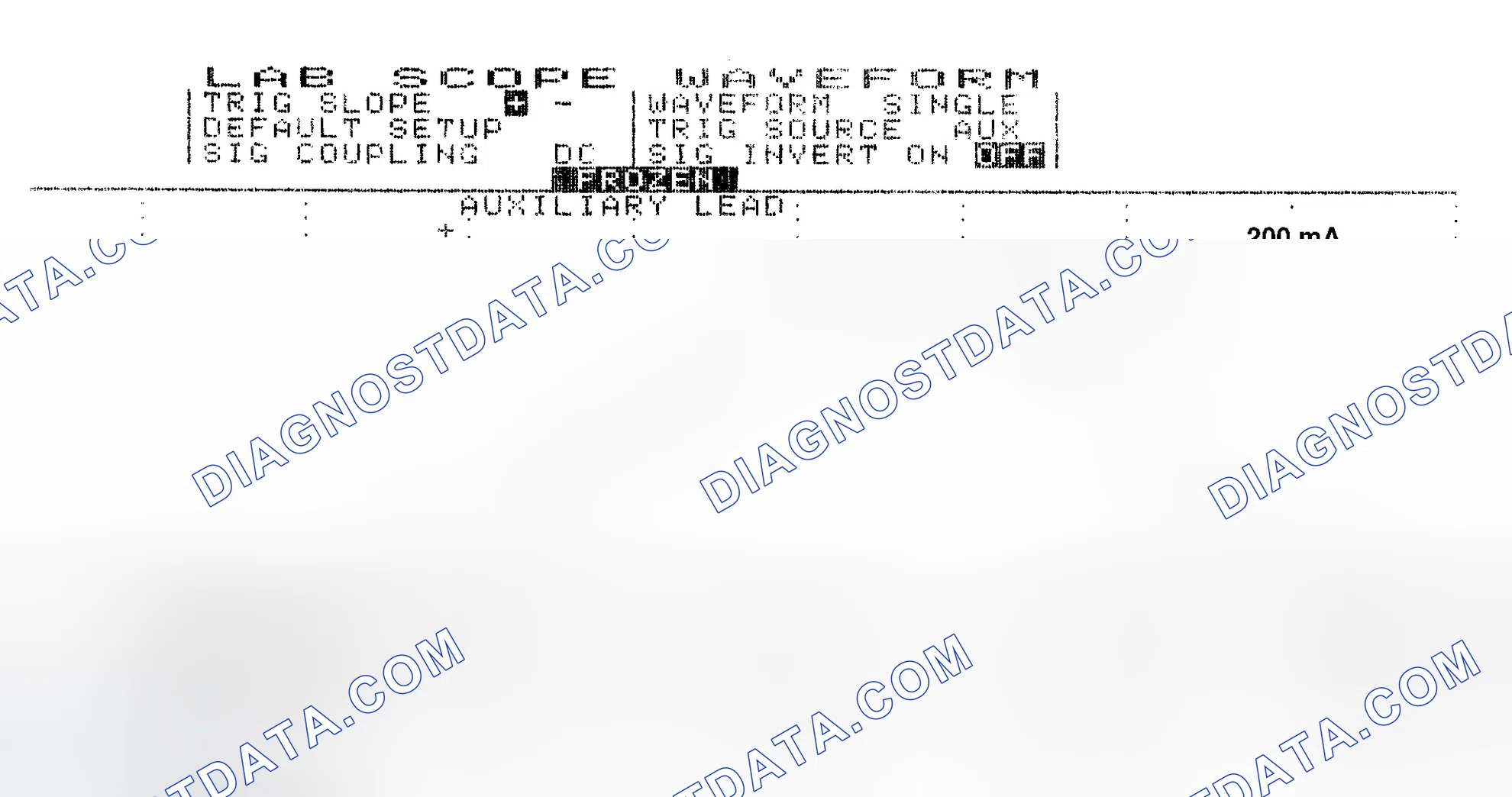Scheme 13: Single Injector w/Normal Current Flow - Current Pattern