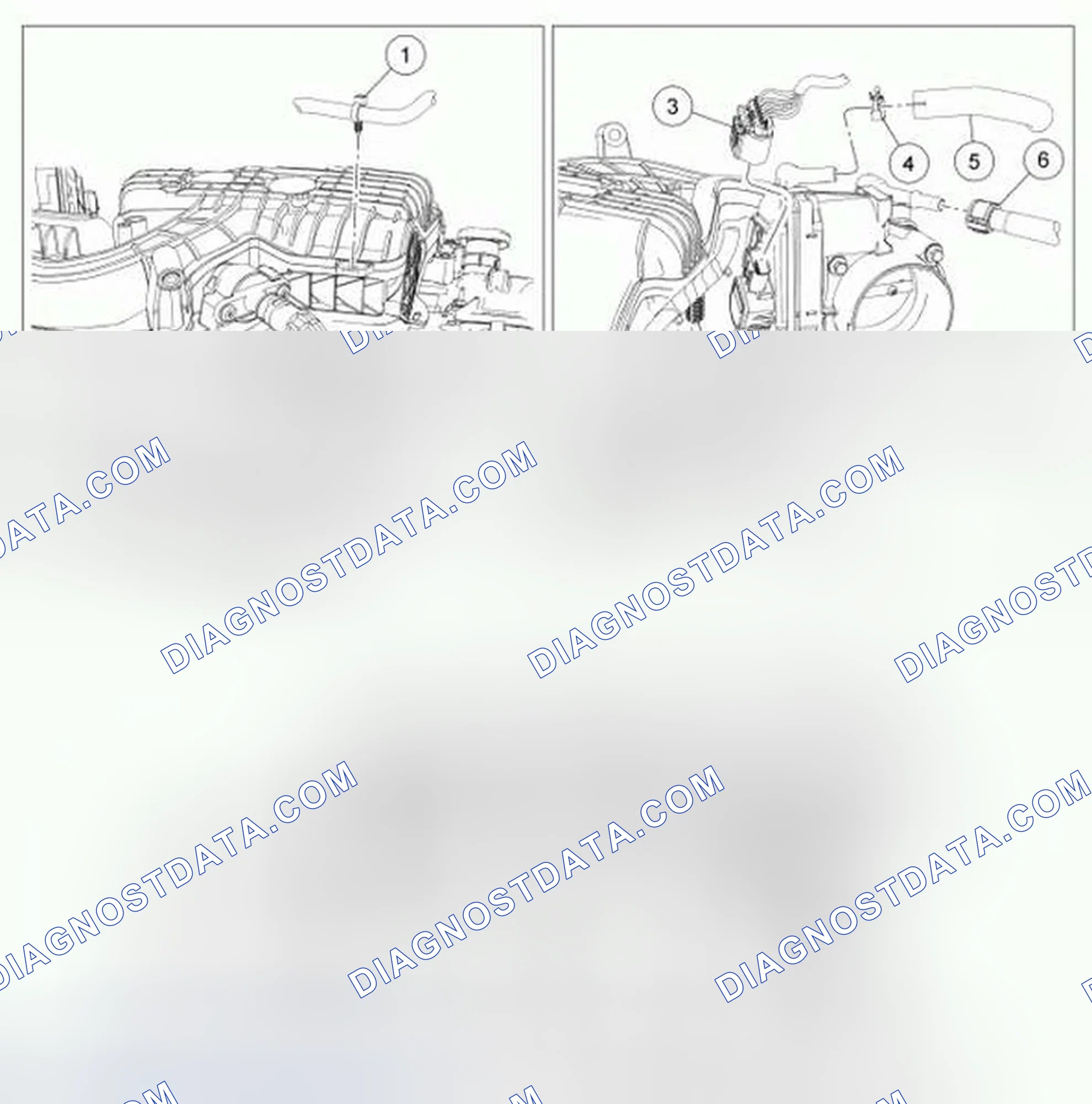 Scheme 475: Upper Intake Manifold (View 1 of 2)