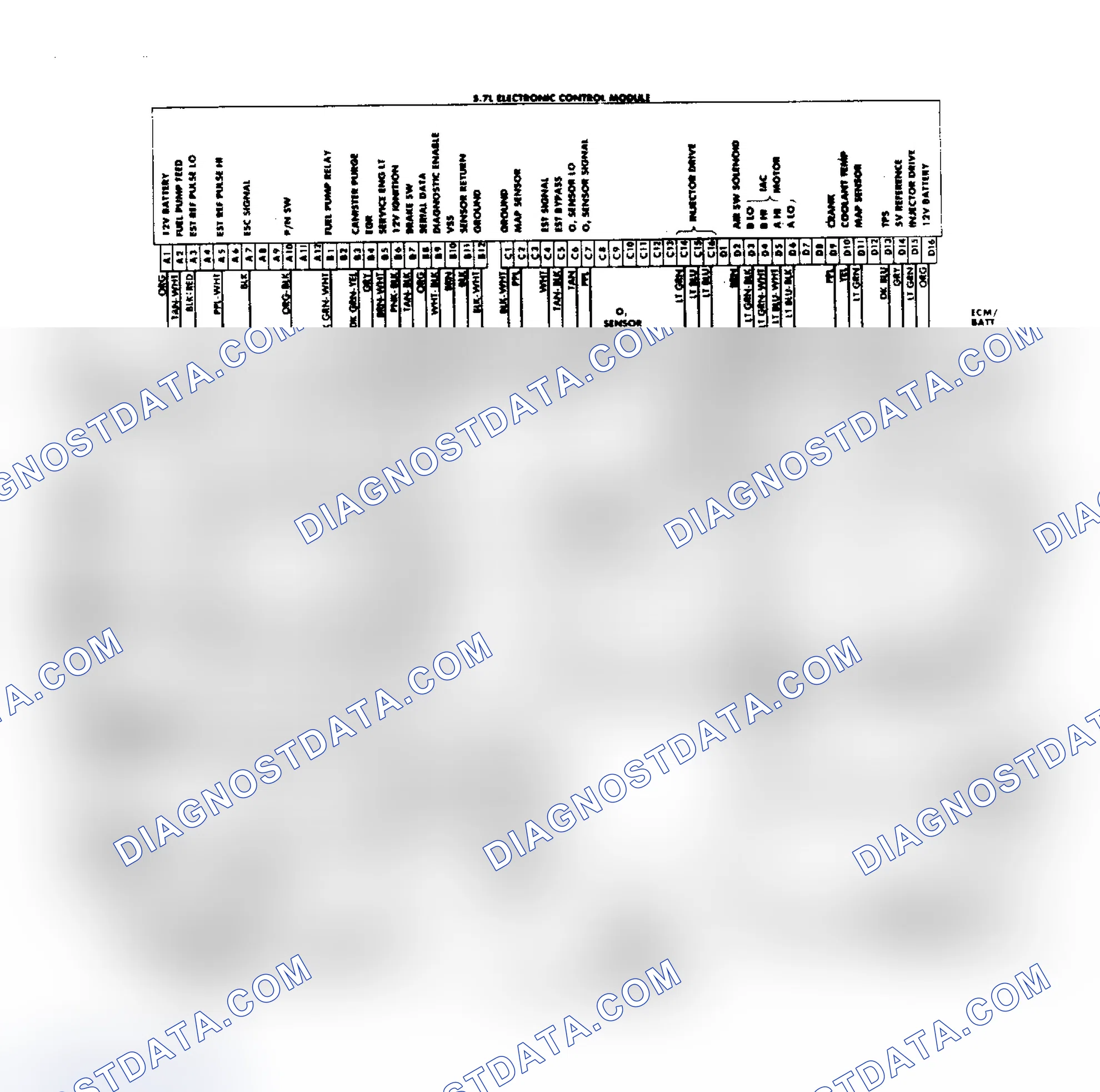 Scheme 84: "P" Series (Parcel Delivery Van) 5.7L Wiring Diagram