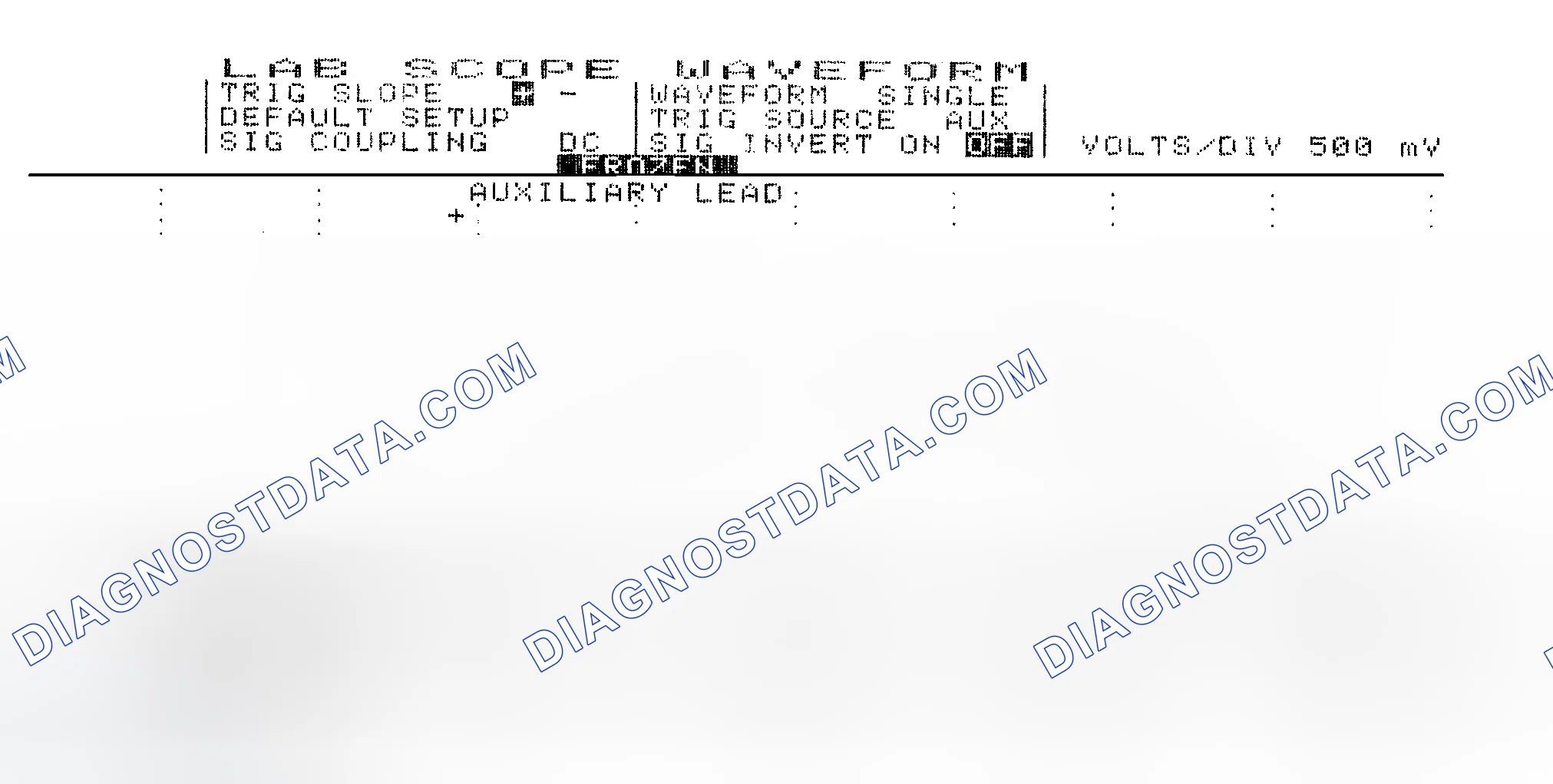 Scheme 14: Single Injector w/Excessive Current Flow - Current Pattern
