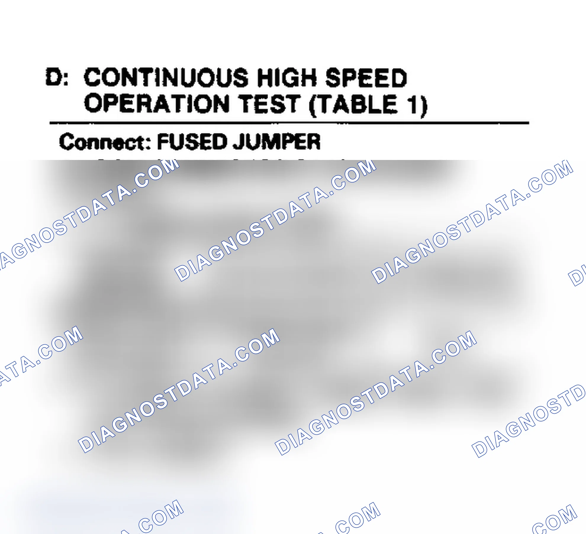Scheme 20: D: Continuous High Speed Operation Test (Table 1 & 2)