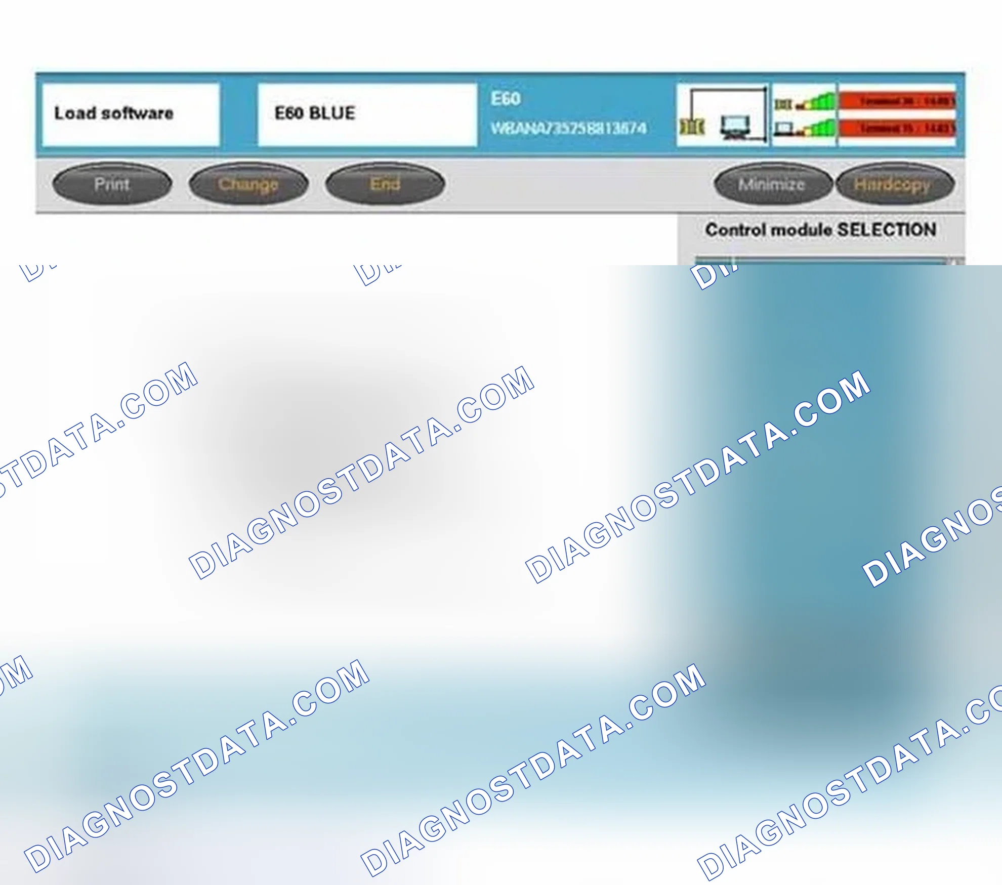 Scheme 162: Control Module Selection - Programming - Update Software