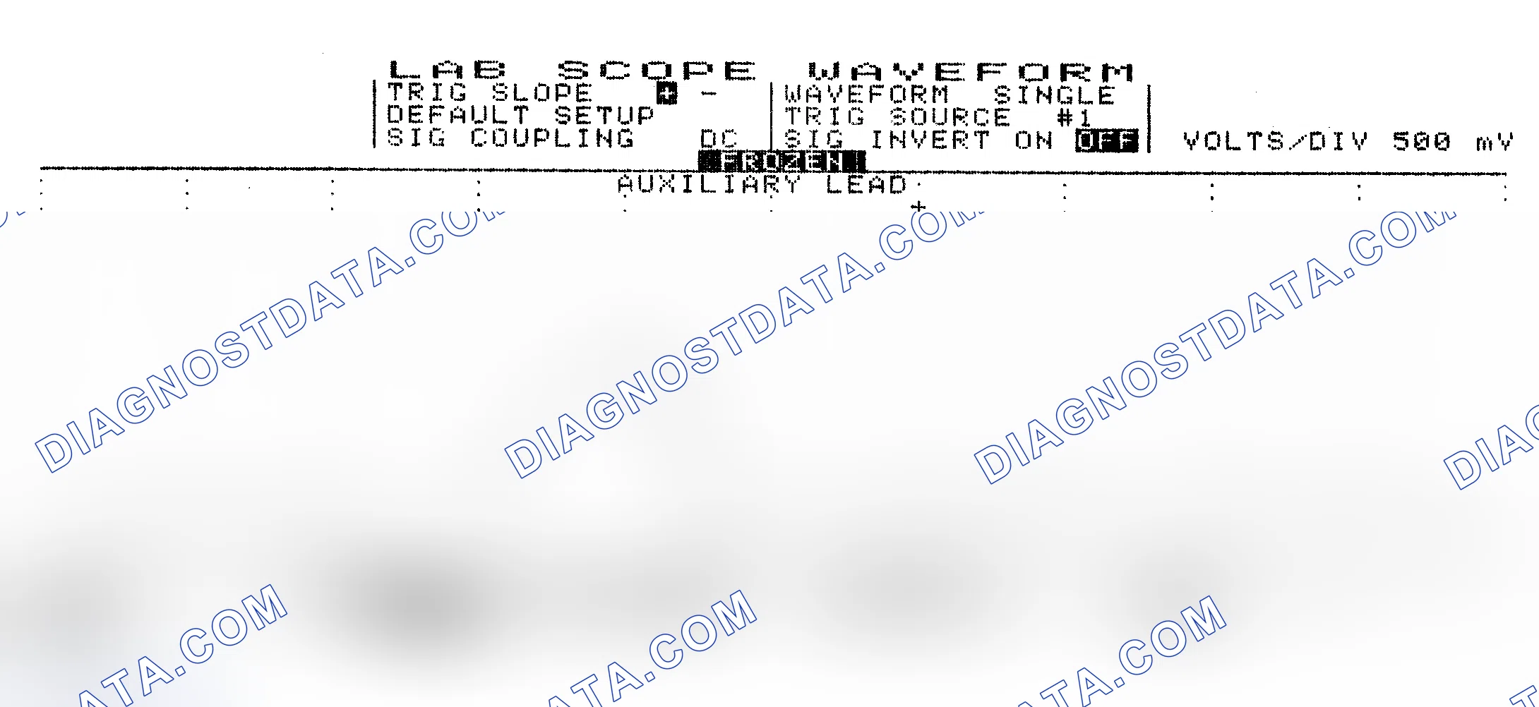 Scheme 10: Single Injector w/Excessive Current Flow - Current Pattern