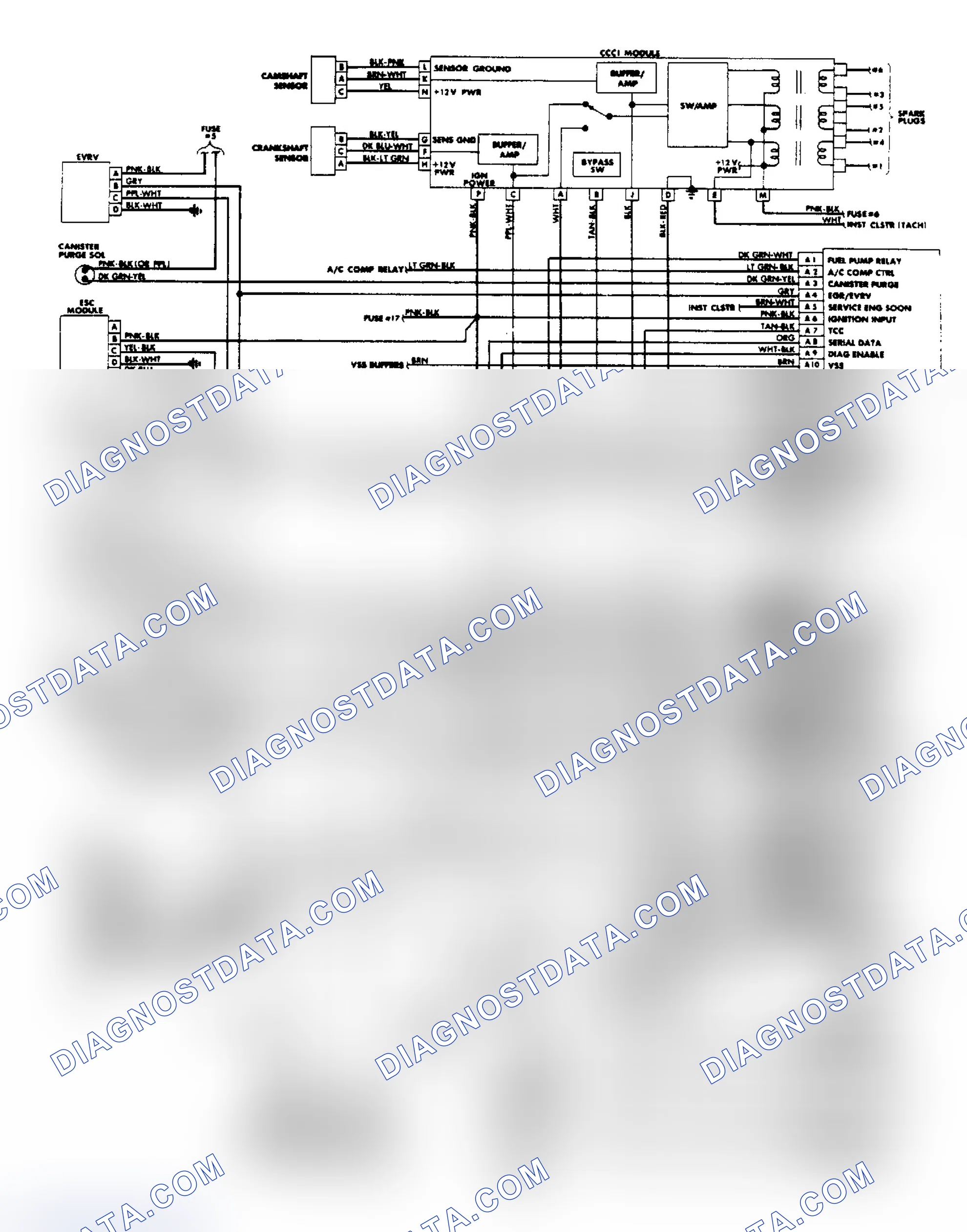 Scheme 26: Bonneville, 88, LeSabre & 98 3.8L FI Wiring Diagram