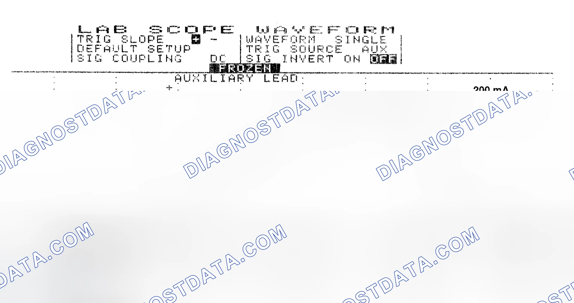 Scheme 13: Single Injector w/Normal Current Flow - Current Pattern