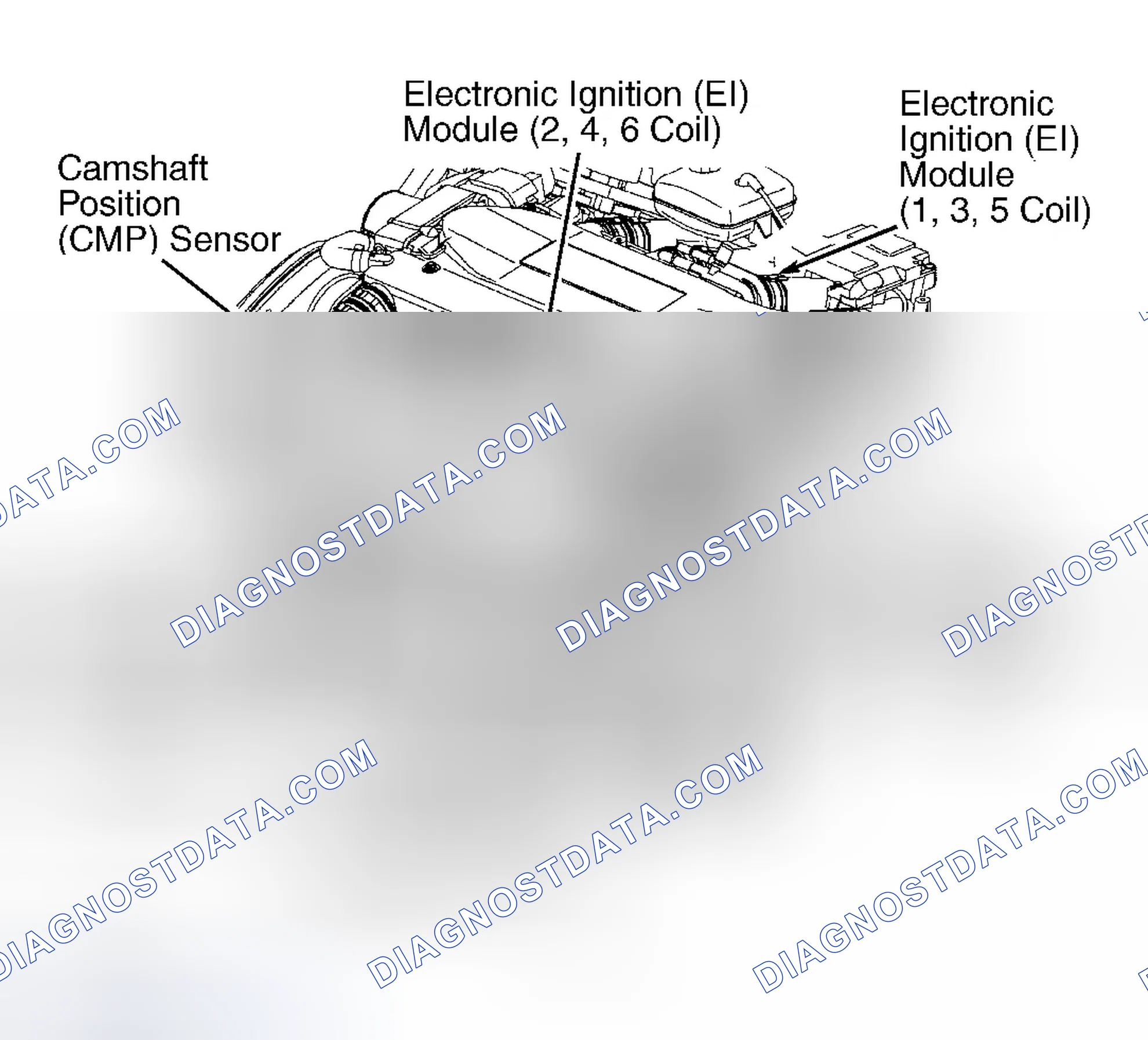 Scheme 18: ENGINE COMPONENT LOCATIONS (3.0L VIN R - SATURN)