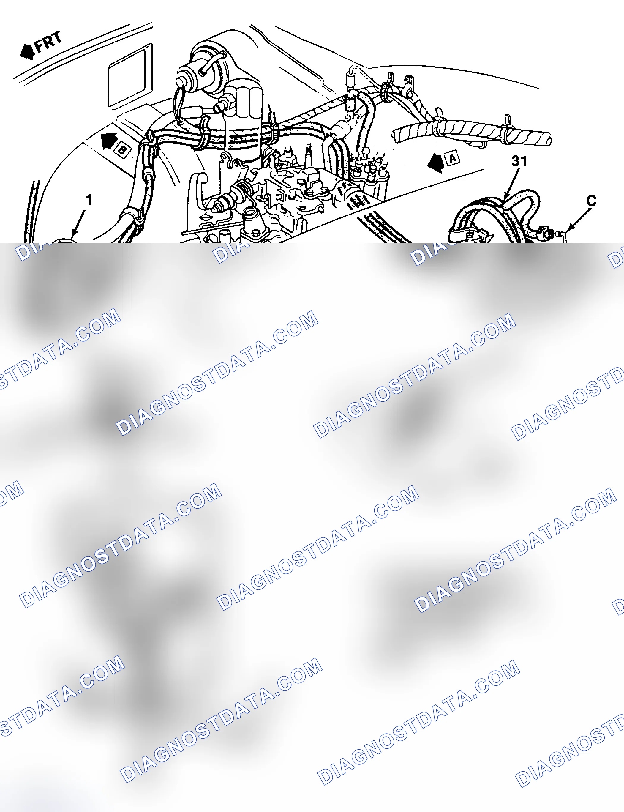 Scheme 62: S10, S15, S/T Blazer & S/T Jimmy 4WD Transfer Case Vacuum Diagram