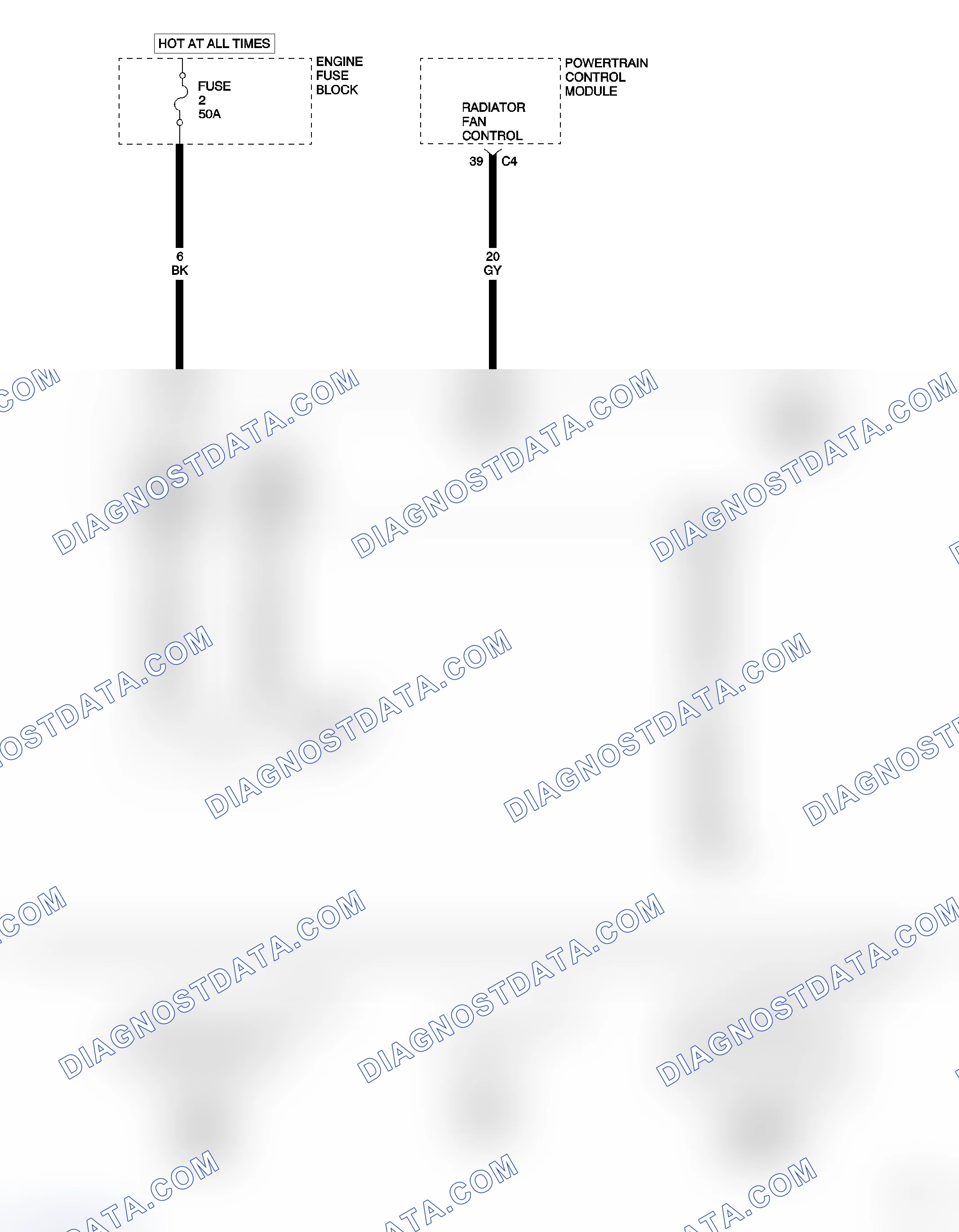 Scheme 1: *RADIATOR COOLING FAN INOPERATIVE