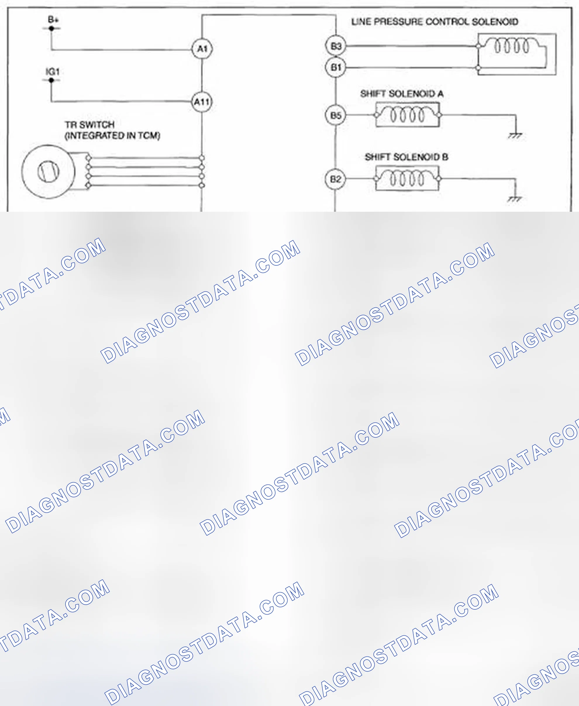Scheme 1312: AUTOMATIC TRANSAXLE CONTROL SYSTEM WIRING DIAGRAM [AY6A-EL]