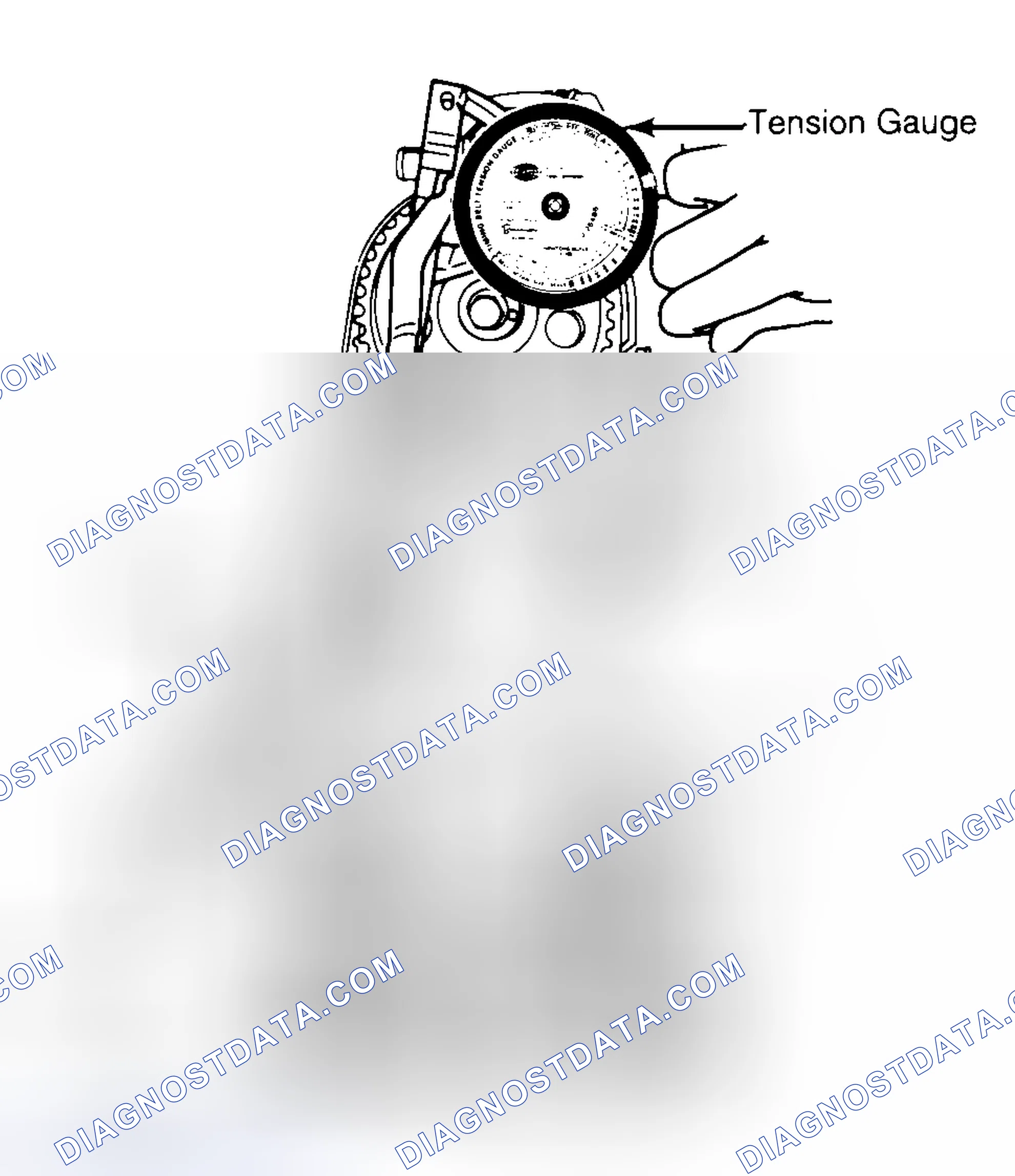 Scheme 3: Adjusting Typical Timing Belt Tension