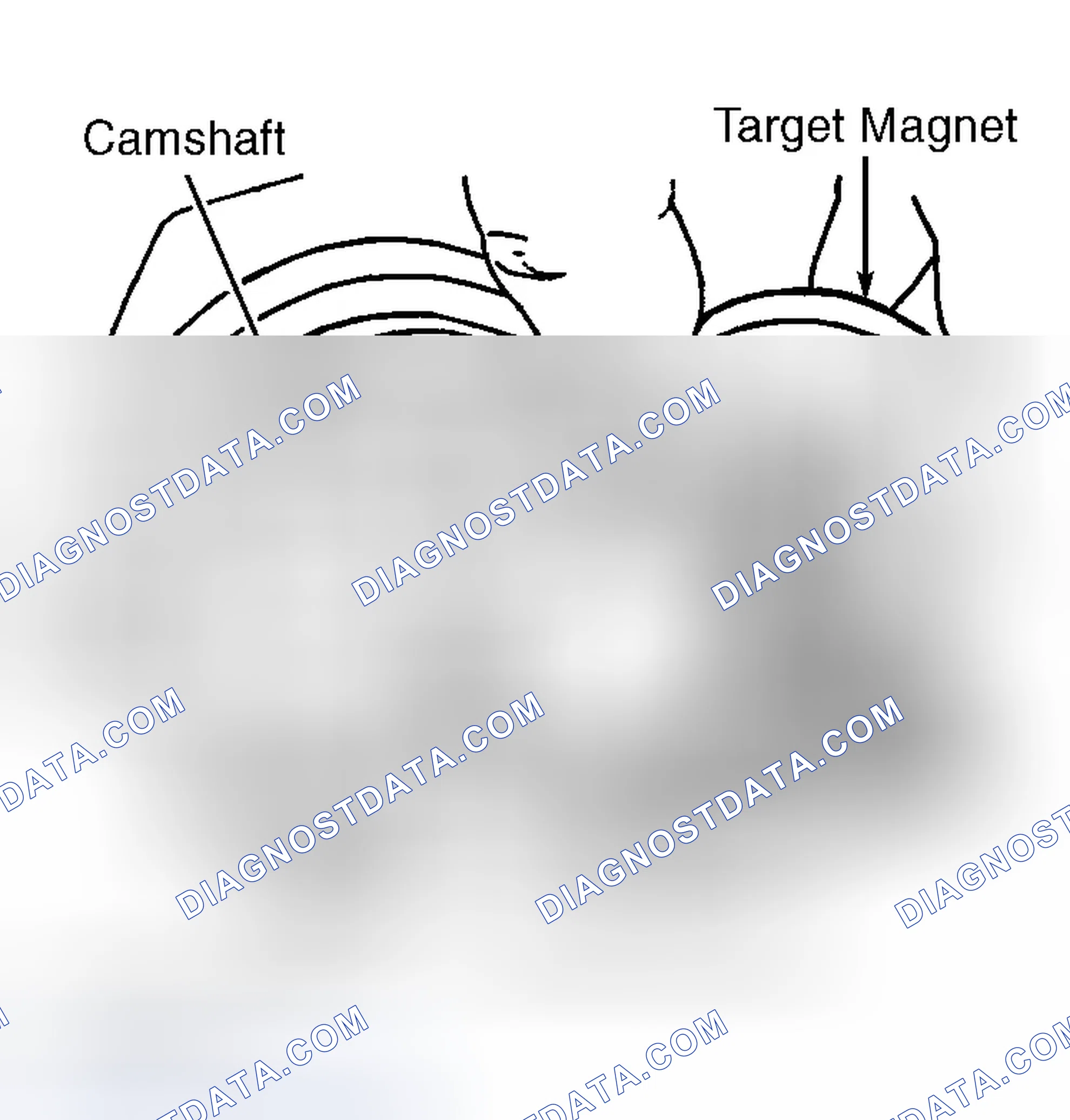 Scheme 24: Locating Camshaft, Target Magnet & Locating Dowels