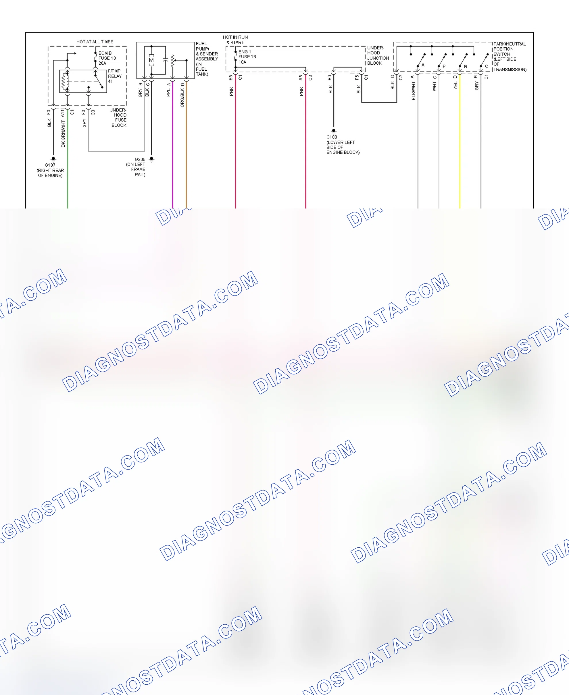 Scheme 90: PCM Wiring Diagram (Bravada, Envoy, Envoy XL & Trailblazer - 4.2L - 2 Of 5)