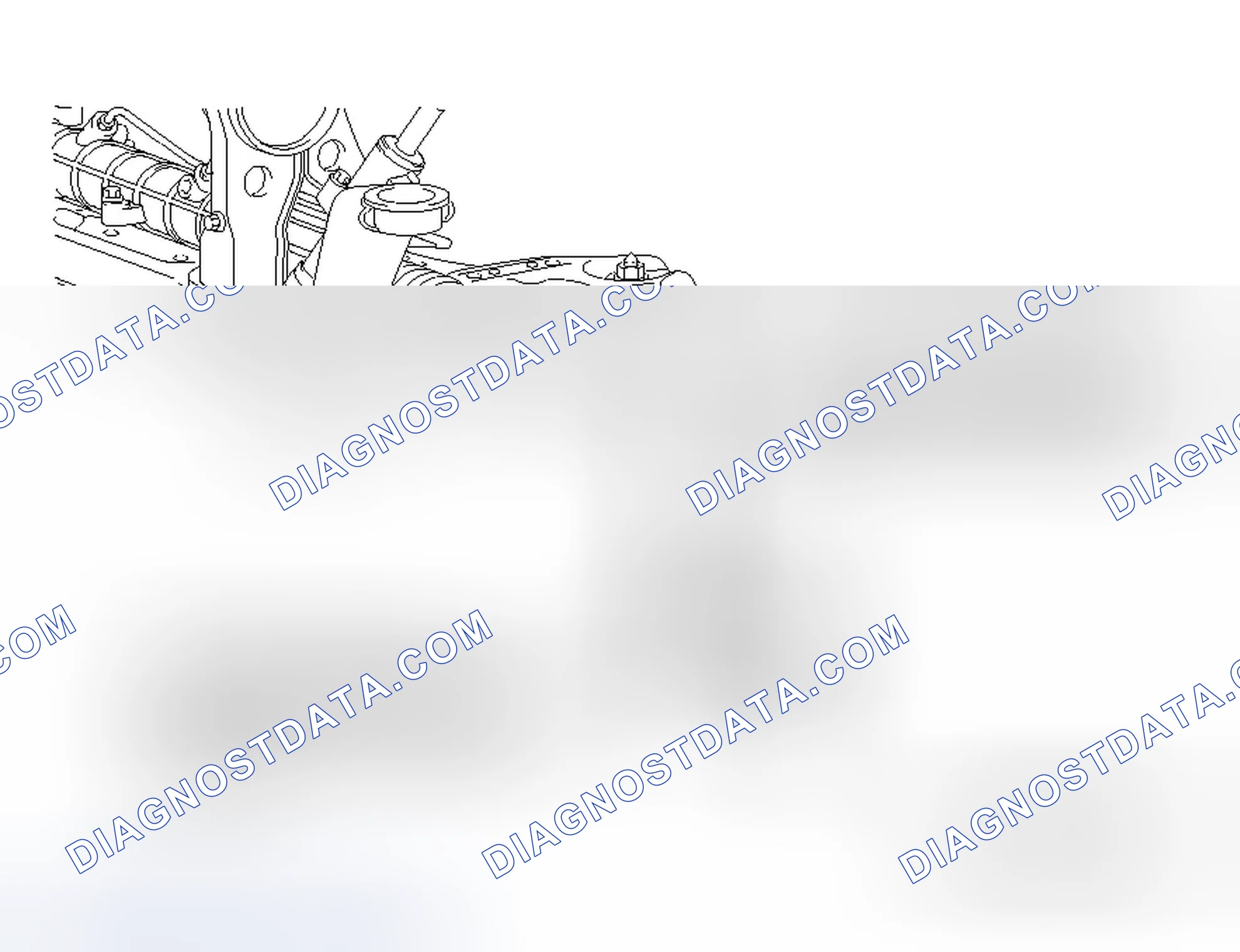Scheme 645: << C >> FRONT AXLE CROSSMEMBER STAY REMOVAL