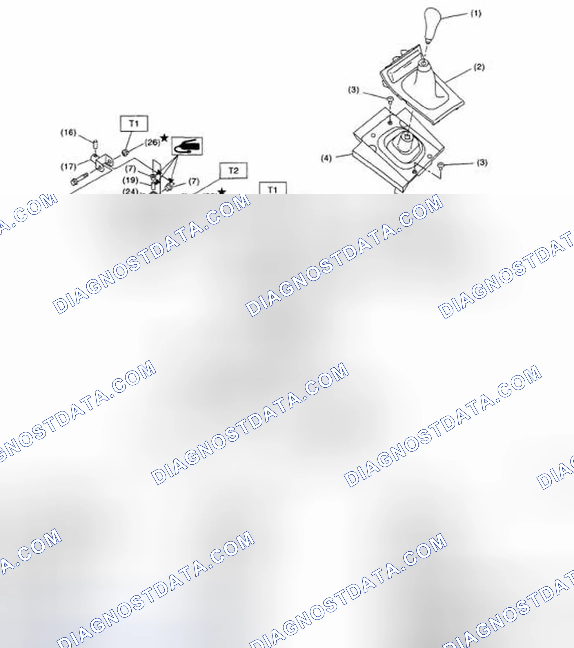 Scheme 153: 5MT GEAR SHIFT LEVER