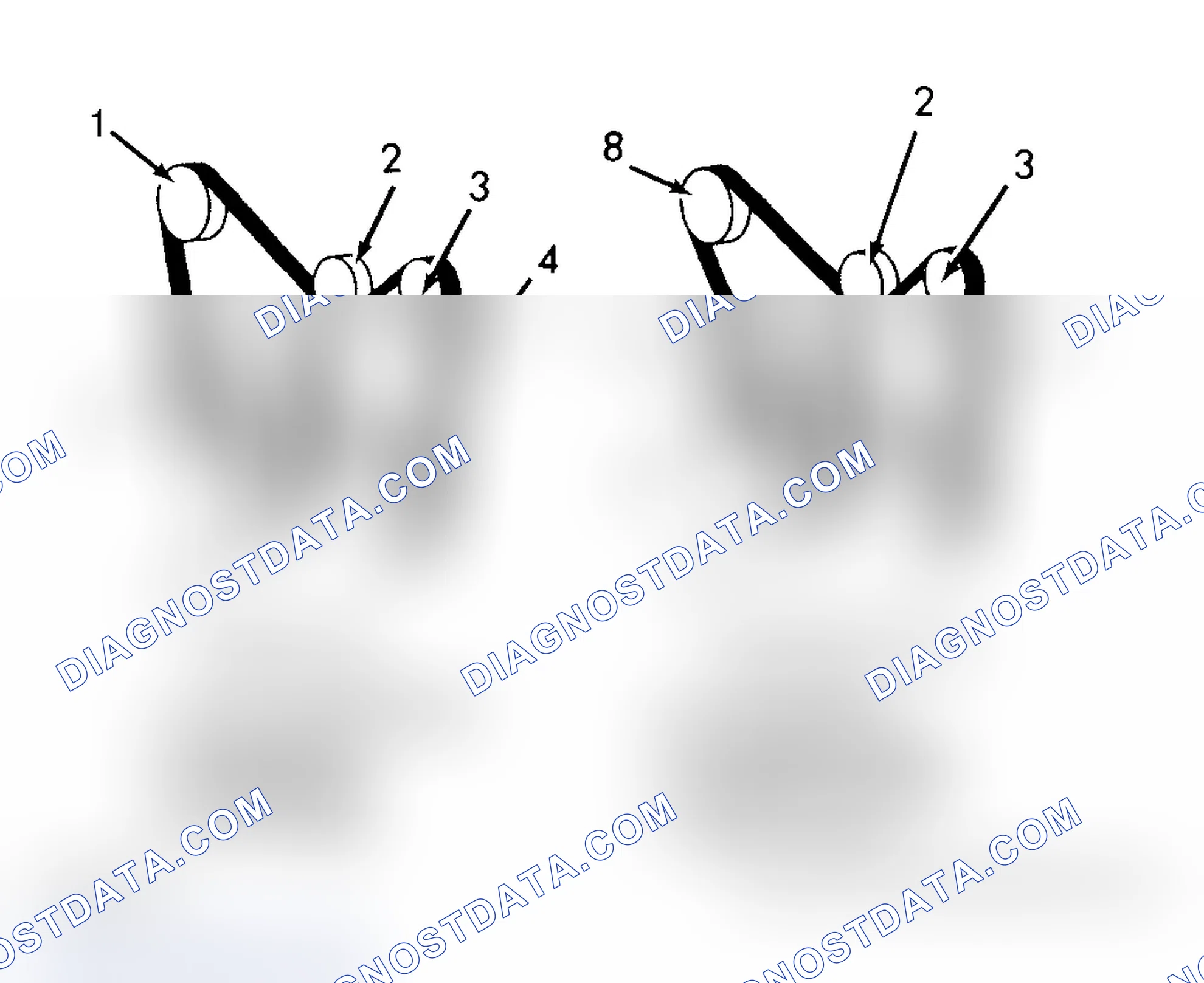 Scheme 8: Serpentine Belt Routing (6.2L & 6.5L - Diesel)