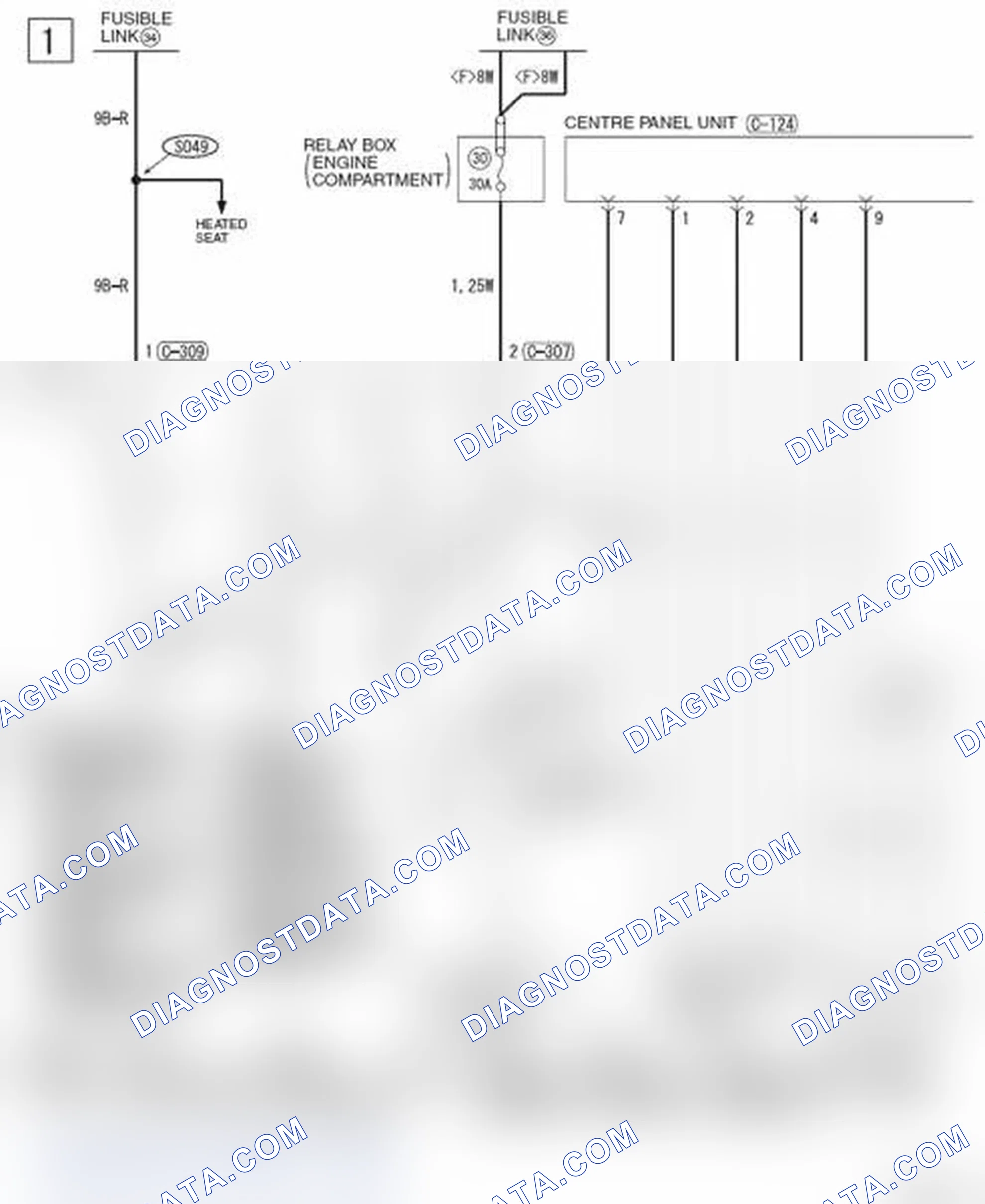 Scheme 364: SPARE CONNECTOR (FOR AUDIO)