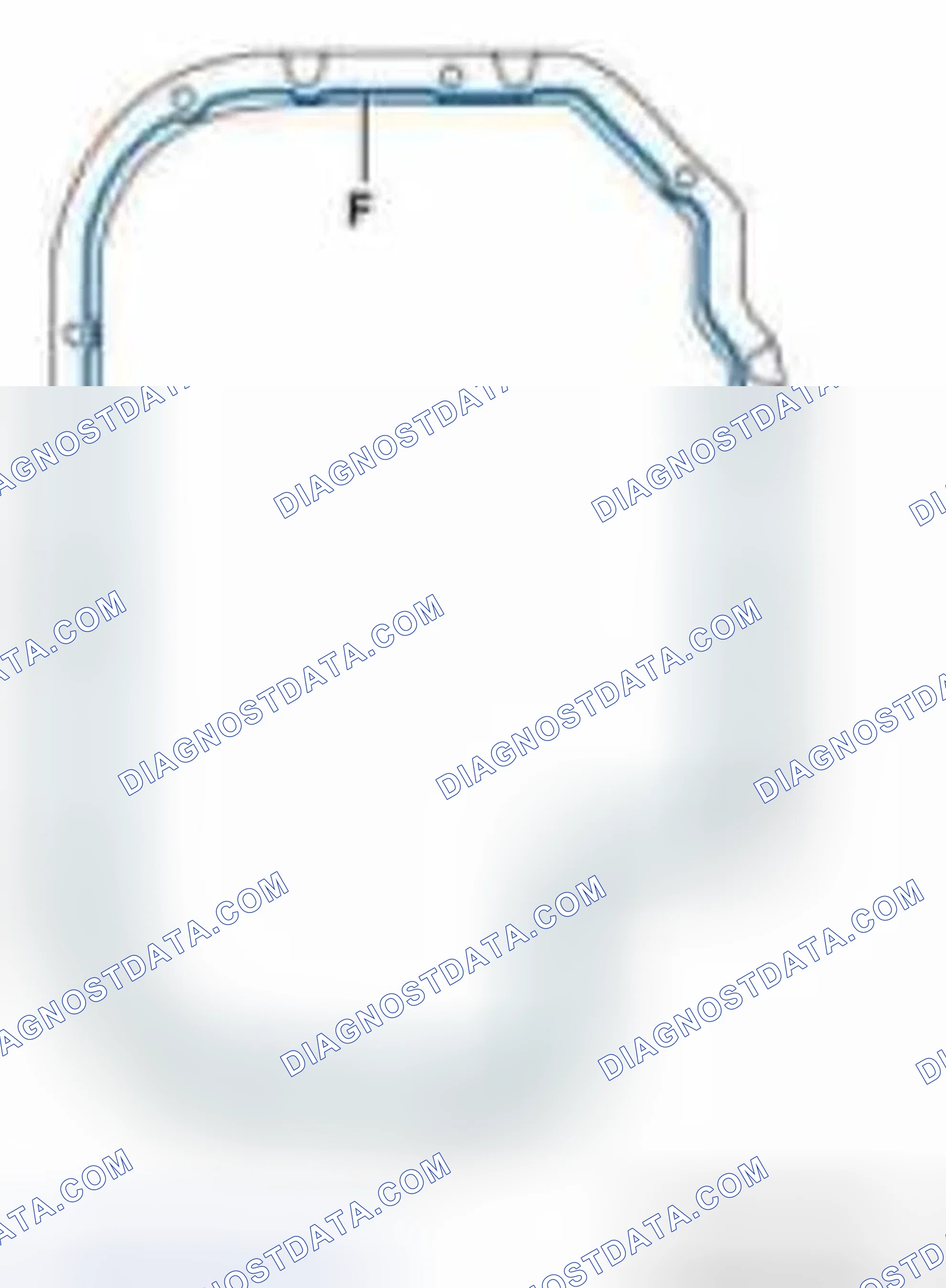 Fig. 23: Identifying Application Of Sealant To Bottom Part Of Oil Pan - Engine 112