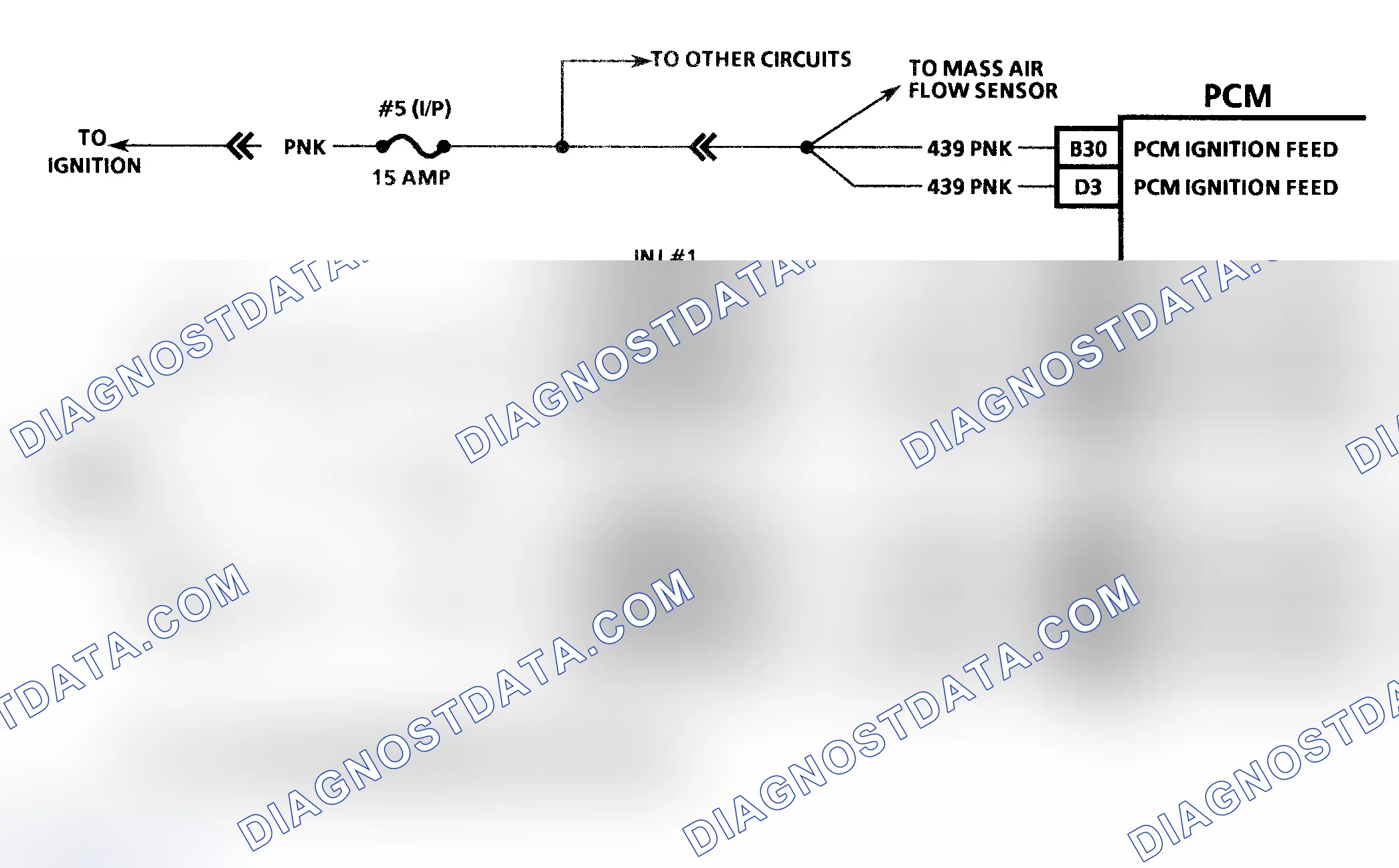 Scheme 82: Code 18 Schematic (5.7L) Injector Circuit